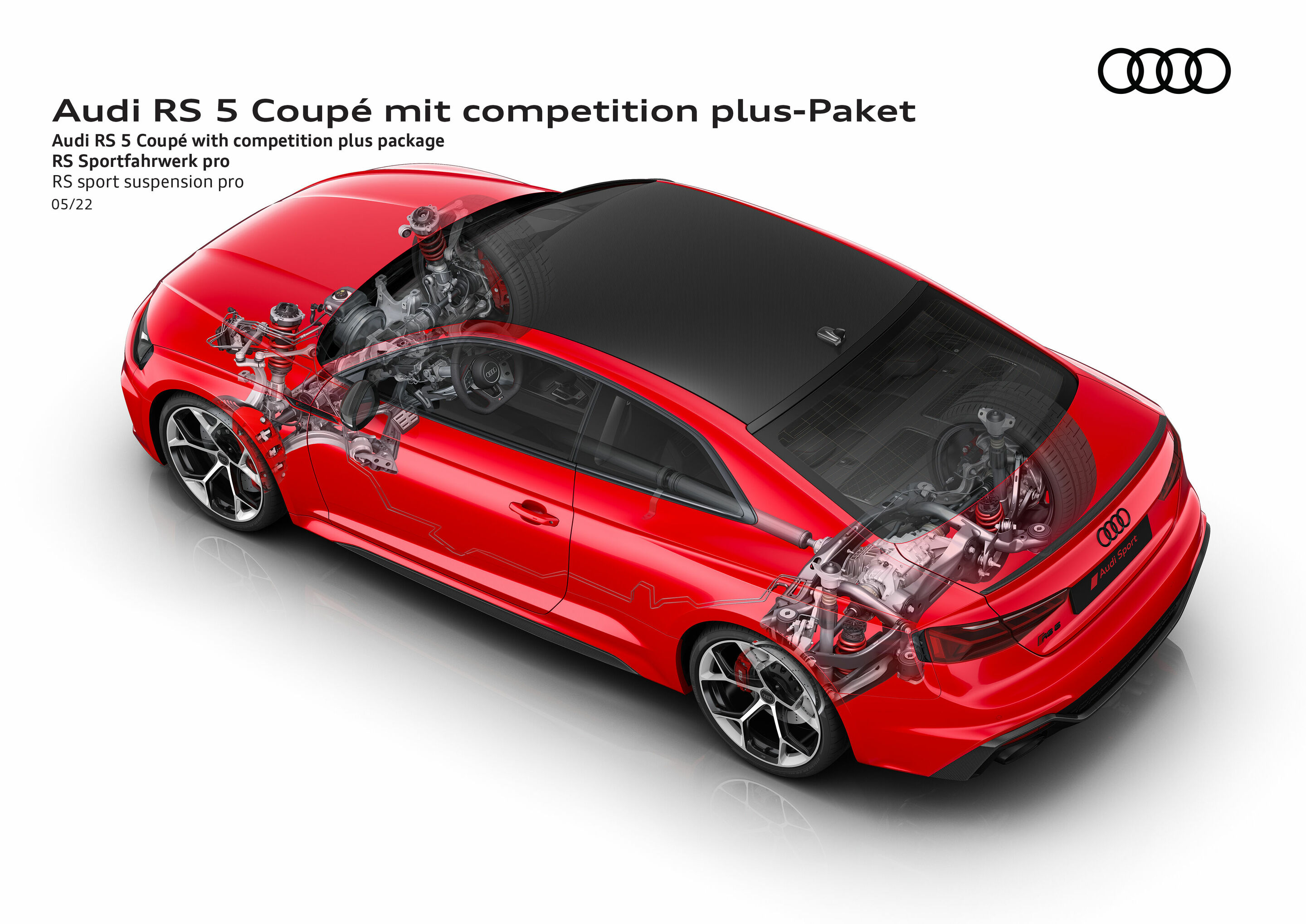 Illustration - Audi RS 5 Coupé with competition plus package - RS sport suspension pro