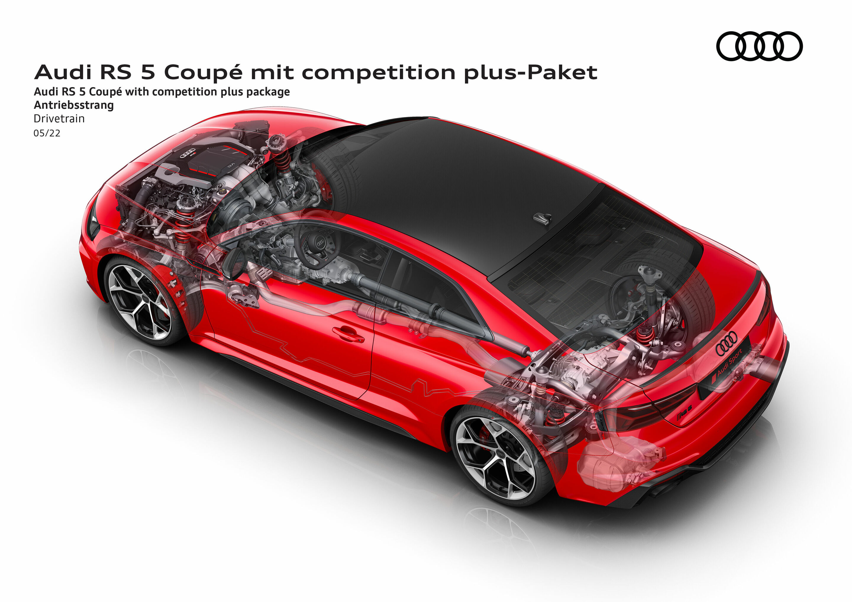 Illustration - Audi RS 5 Coupé with competition plus package - Drivetrain