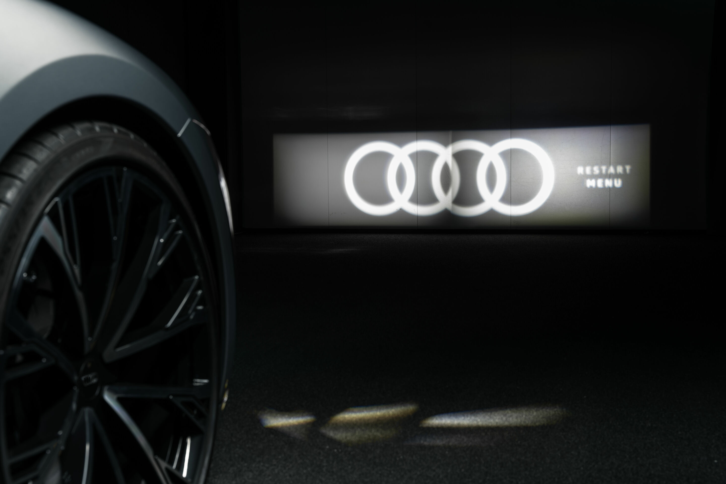 TechDay Digital Light - Zukunftsausblick Light based gamification Audi A6 e-tron concept