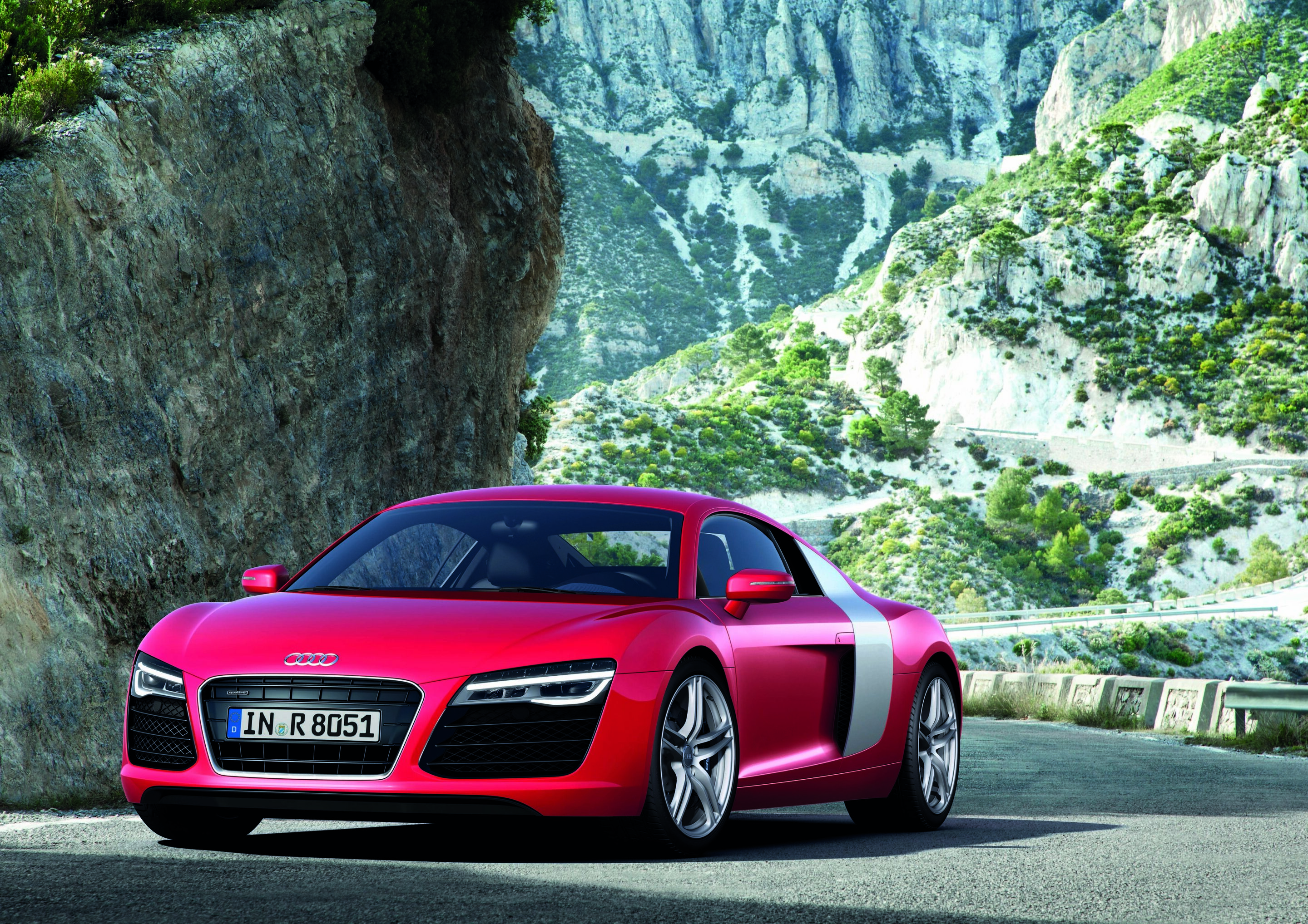 Audi R8 - Colour: Brillant Red