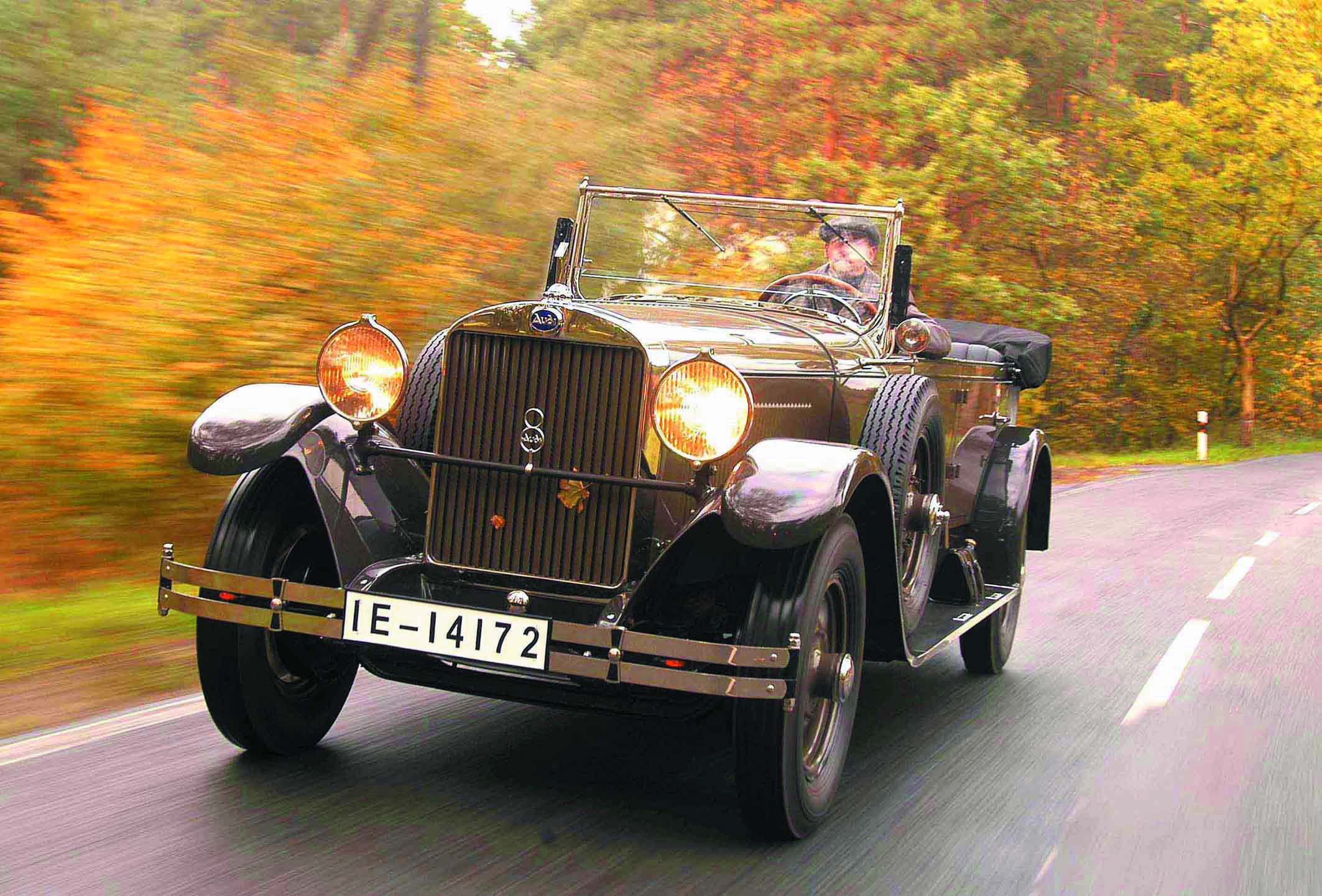 The first-ever large Audi: This restored Audi Imperator, an eight-cylinder model dating from 1929, is probably the only car of this type still in existence anywhere in the world