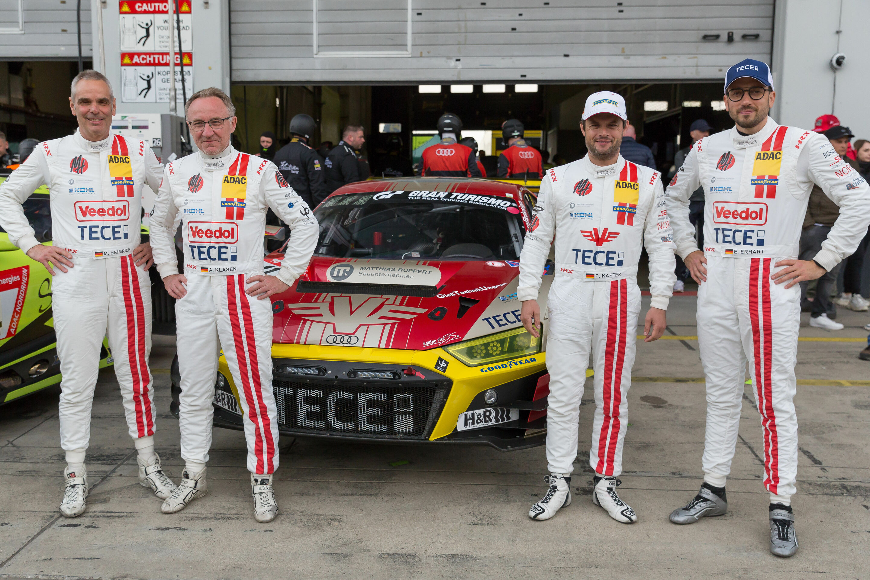 24h Nürburgring 2022 - Audi R8 LMS #11 (Twin Busch by équipe vitesse), Michael Heimrich, Arno Klasen, Pierre Kaffer, Elia Erhart