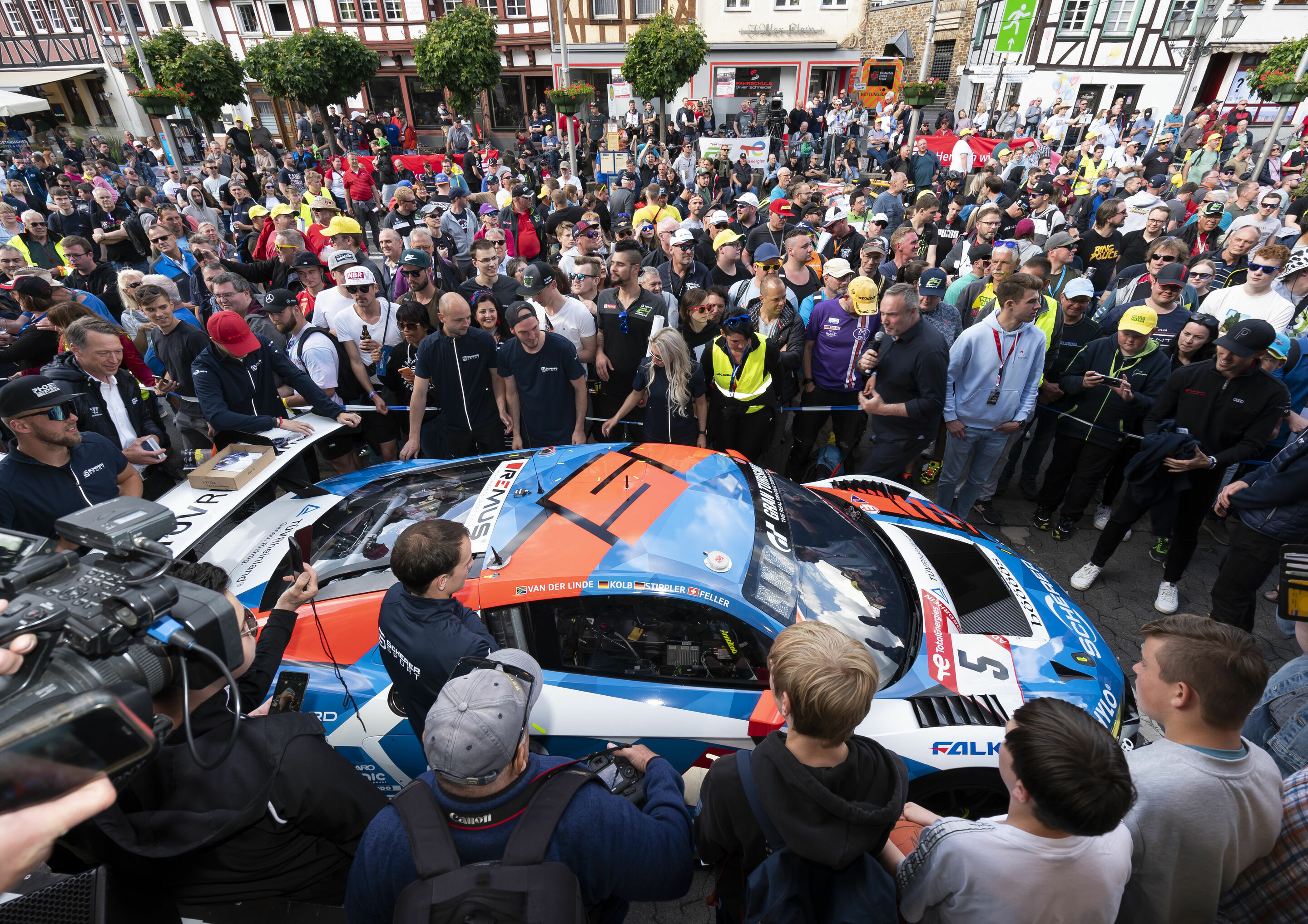 24h Nürburgring 2022 - Audi R8 LMS #5 (Scherer Sport Team Phoenix), Ricardo Feller/Kelvin van der Linde/Vincent Kolb/Frank Stippler