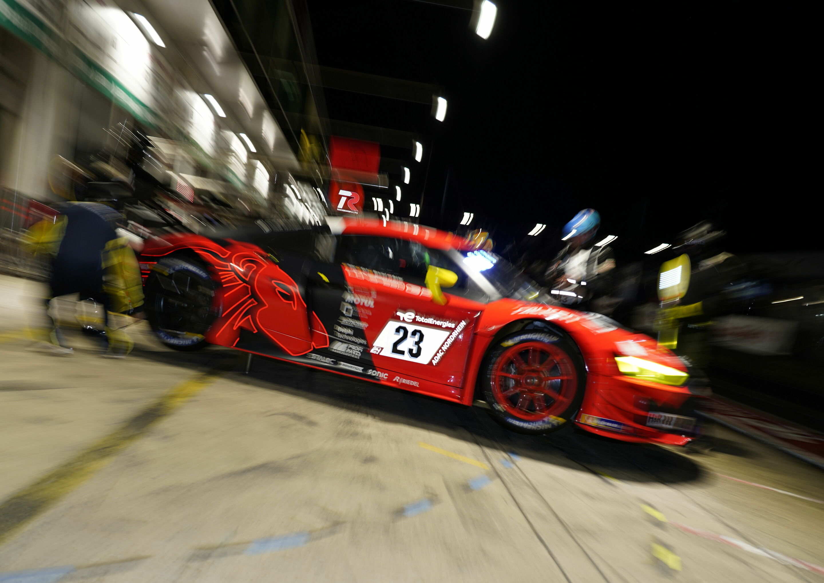 24h Nürburgring 2022 - Audi R8 LMS #23 (Lionspeed by Car Collection Motorsport), Dennis Fetzer/Klaus Koch/Dennis Marschall/Simon Reicher