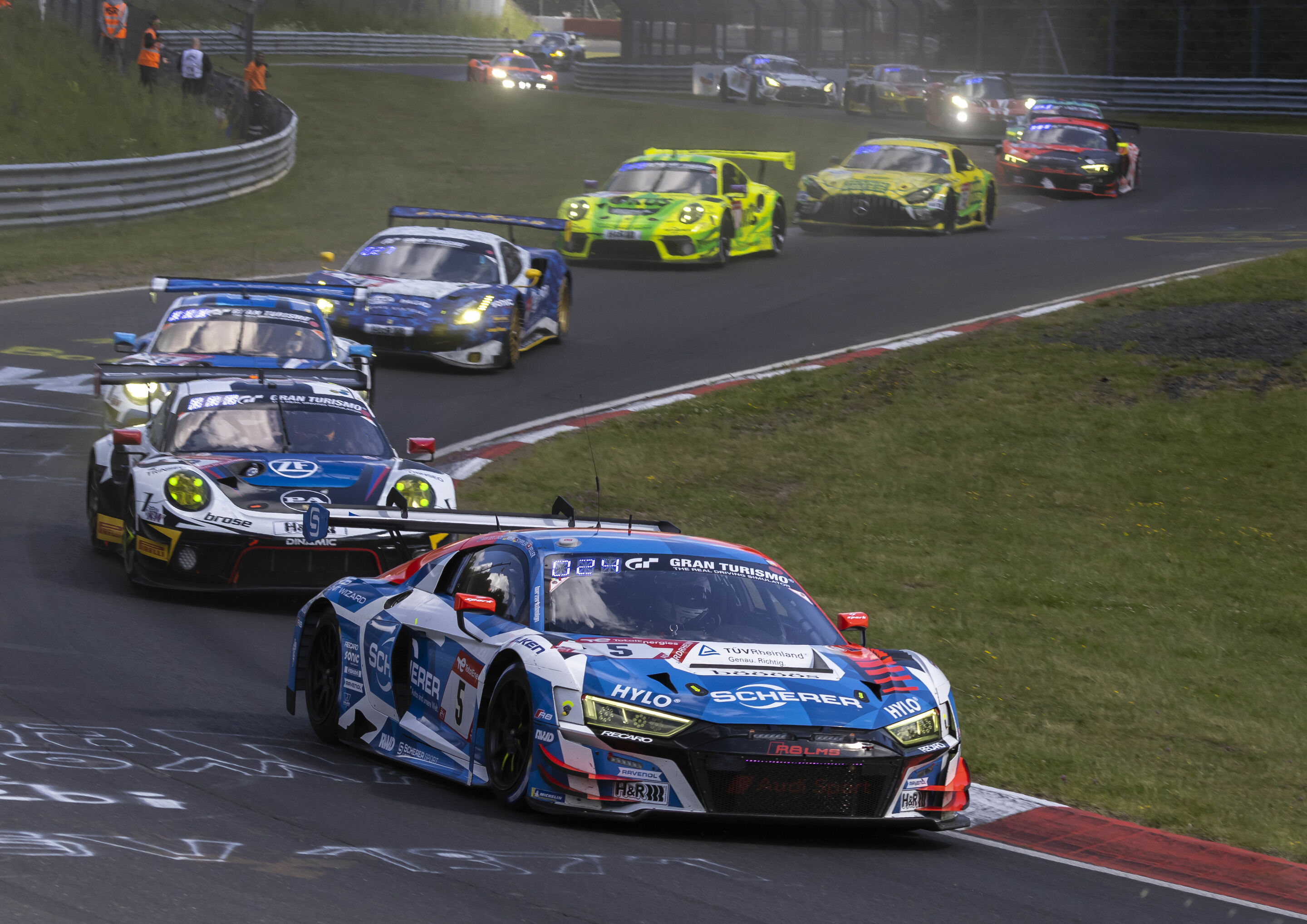 24h Nürburgring 2022 - Audi R8 LMS #5 (Scherer Sport Team Phoenix), Ricardo Feller/Kelvin van der Linde/Vincent Kolb/Frank Stippler