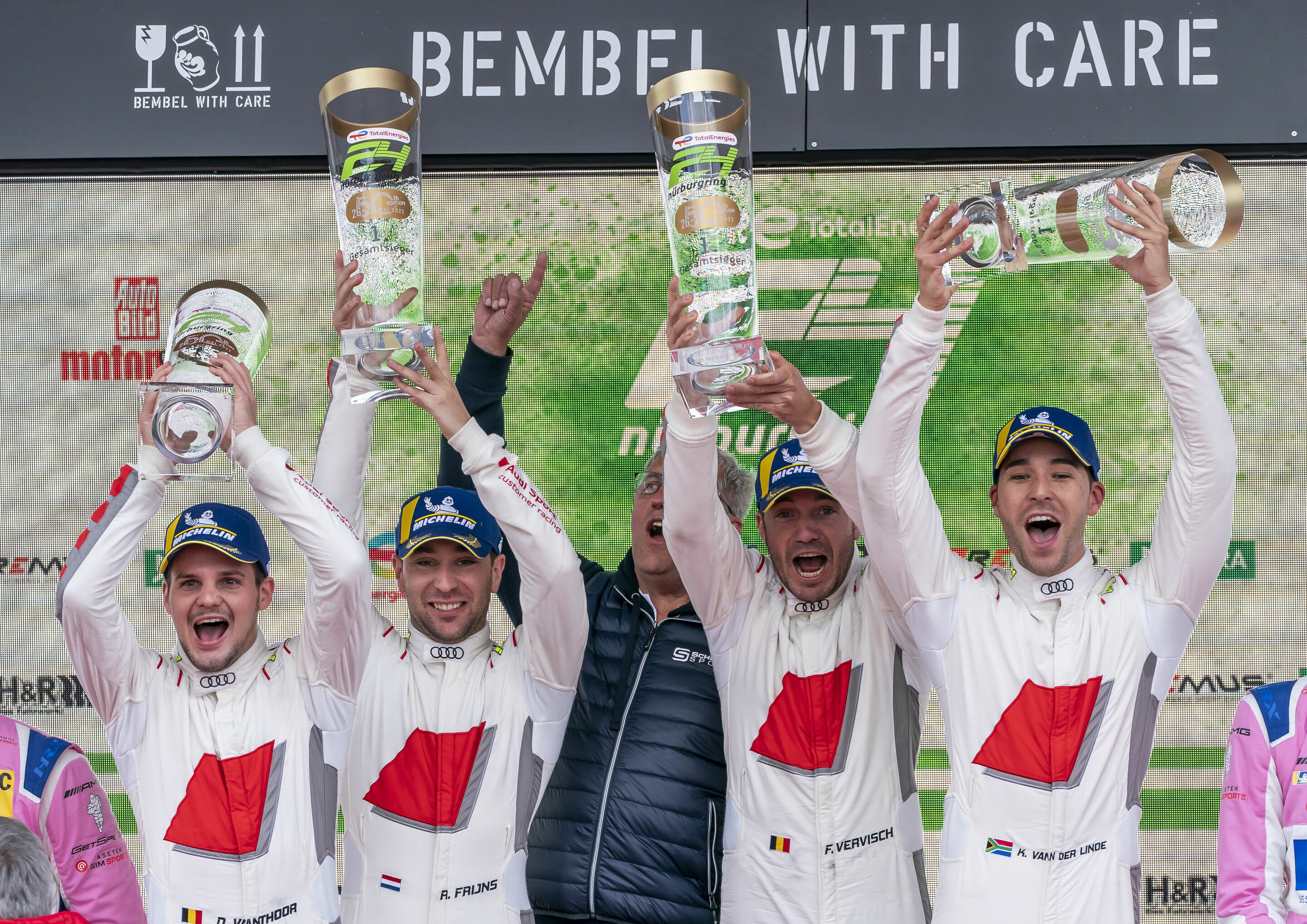 24h Nürburgring 2022 - Dries Vanthoor, Robin Frijns, Ernst Moser, Frédéric Vervisch, Kelvin van der Linde