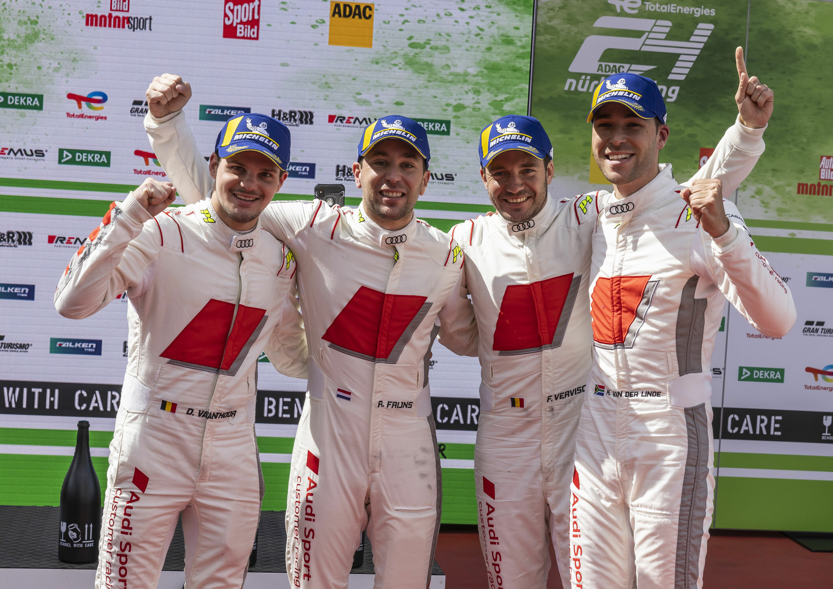 24h Nürburgring 2022 - Dries Vanthoor, Robin Frijns, Frédéric Vervisch, Kelvin van der Linde,