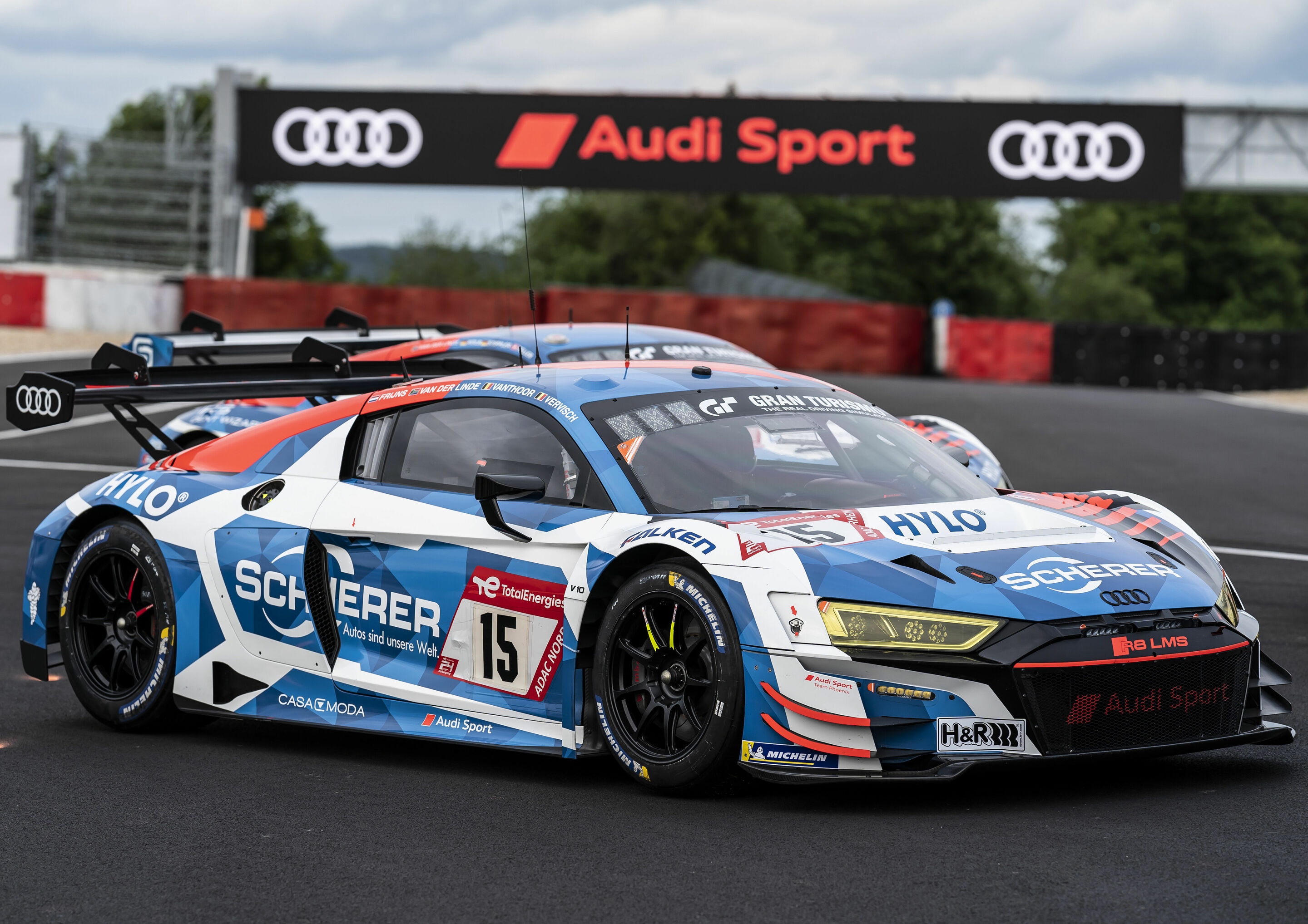 24h Nürburgring 2022 - Audi R8 LMS #15 (Audi Sport Team Phoenix), Robin Frijns/Kelvin van der Linde/Dries Vanthoor/Frédéric Vervisch