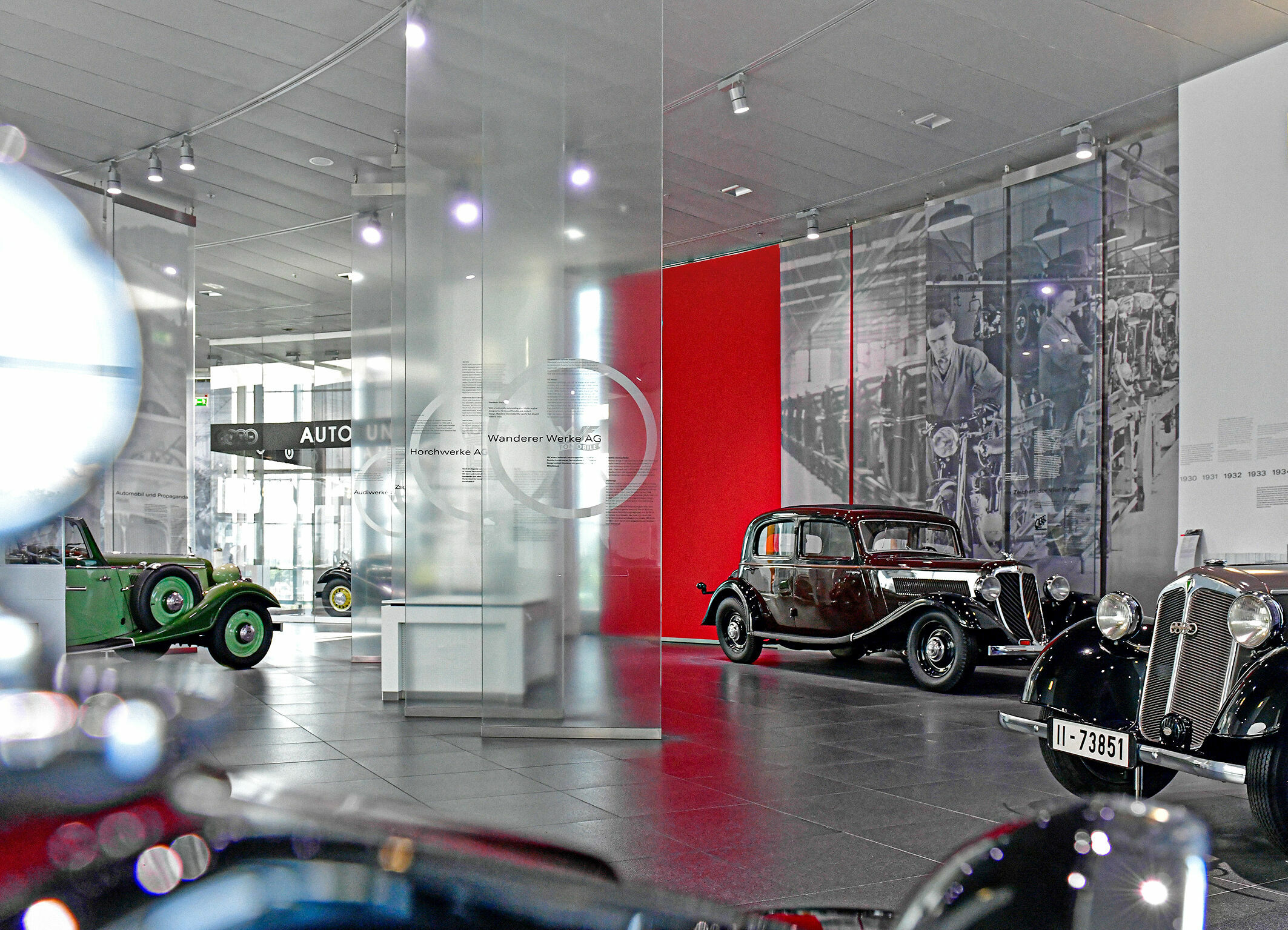 So werden die Vier Ringe zum Audi-Markenzeichen: Auto Union AG vor 90 Jahren gegründet - Im Audi museum mobile in Ingolstadt können die Besuchenden in die Geschichte der Vier Ringe eintauchen – hier gibt es einen speziellen Bereich zur Gründung der Auto...