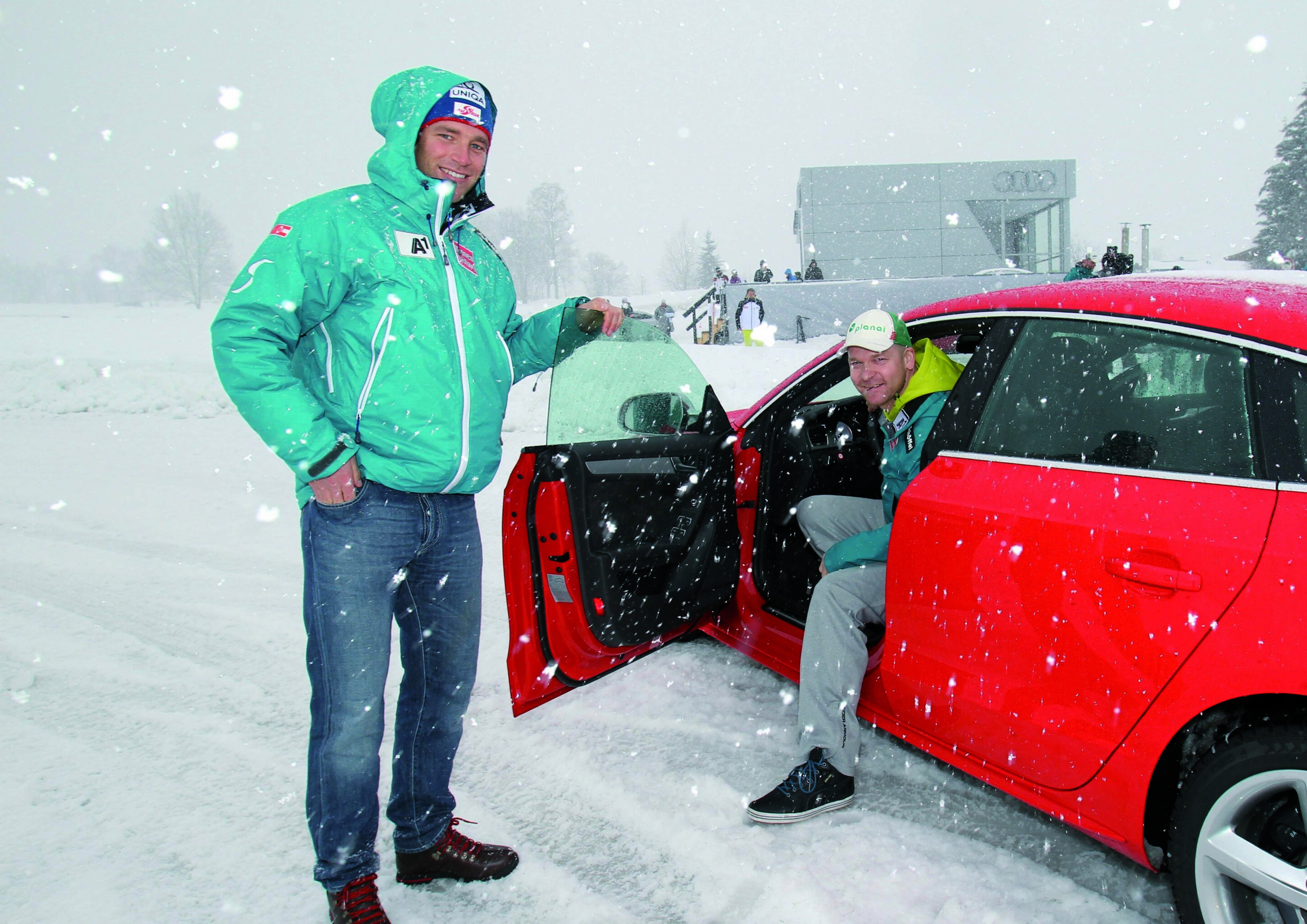 Benjamin Raich und Klaus Kroell