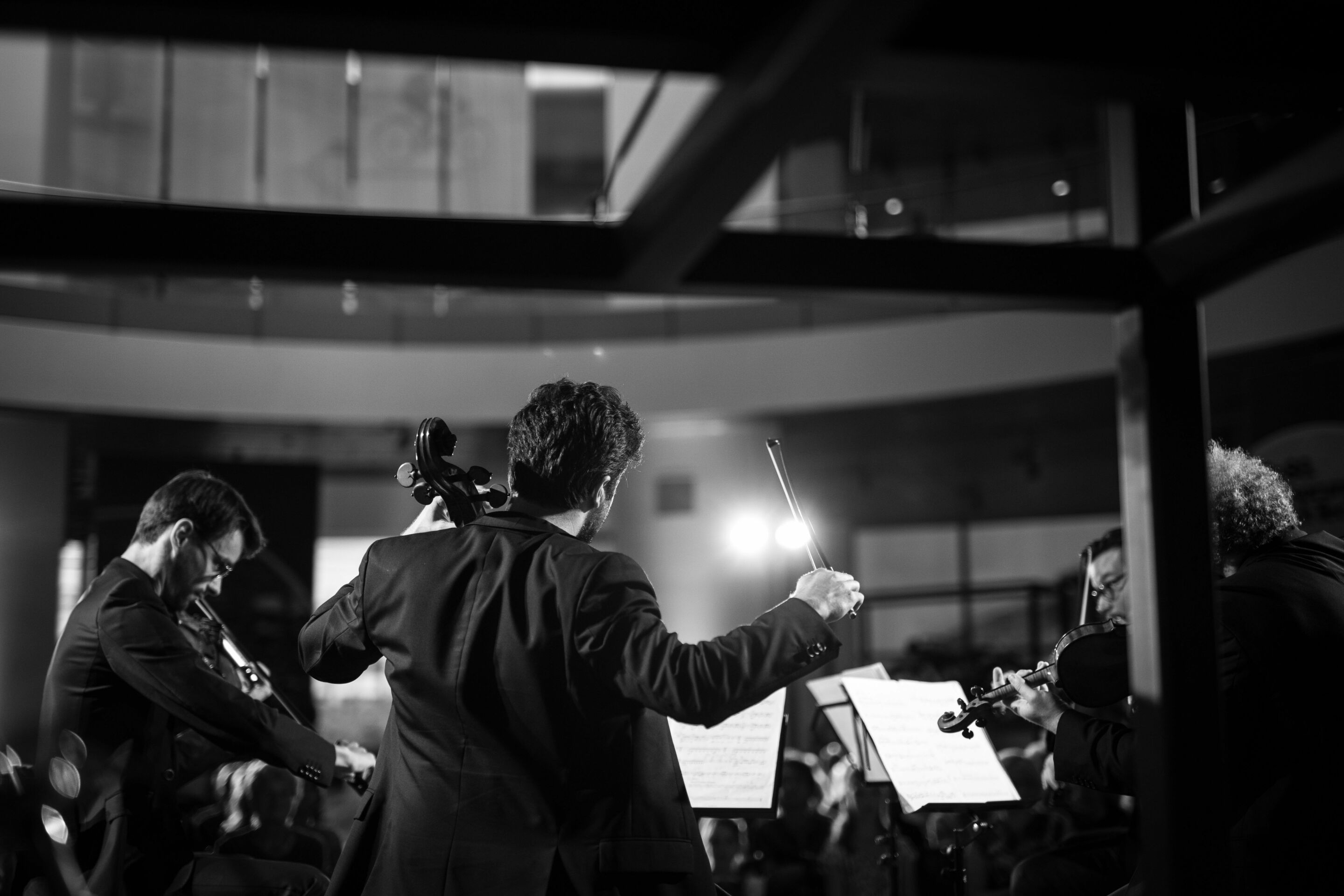 Audi Sommerkonzerte 2022 - Stradivari-Legenden
Goldmund Quartett:
Florian Schötz (Violine)
Pinchas Adt (Violine)
Christoph Vandory (Viola)
Raphael Paratore (Violoncello)