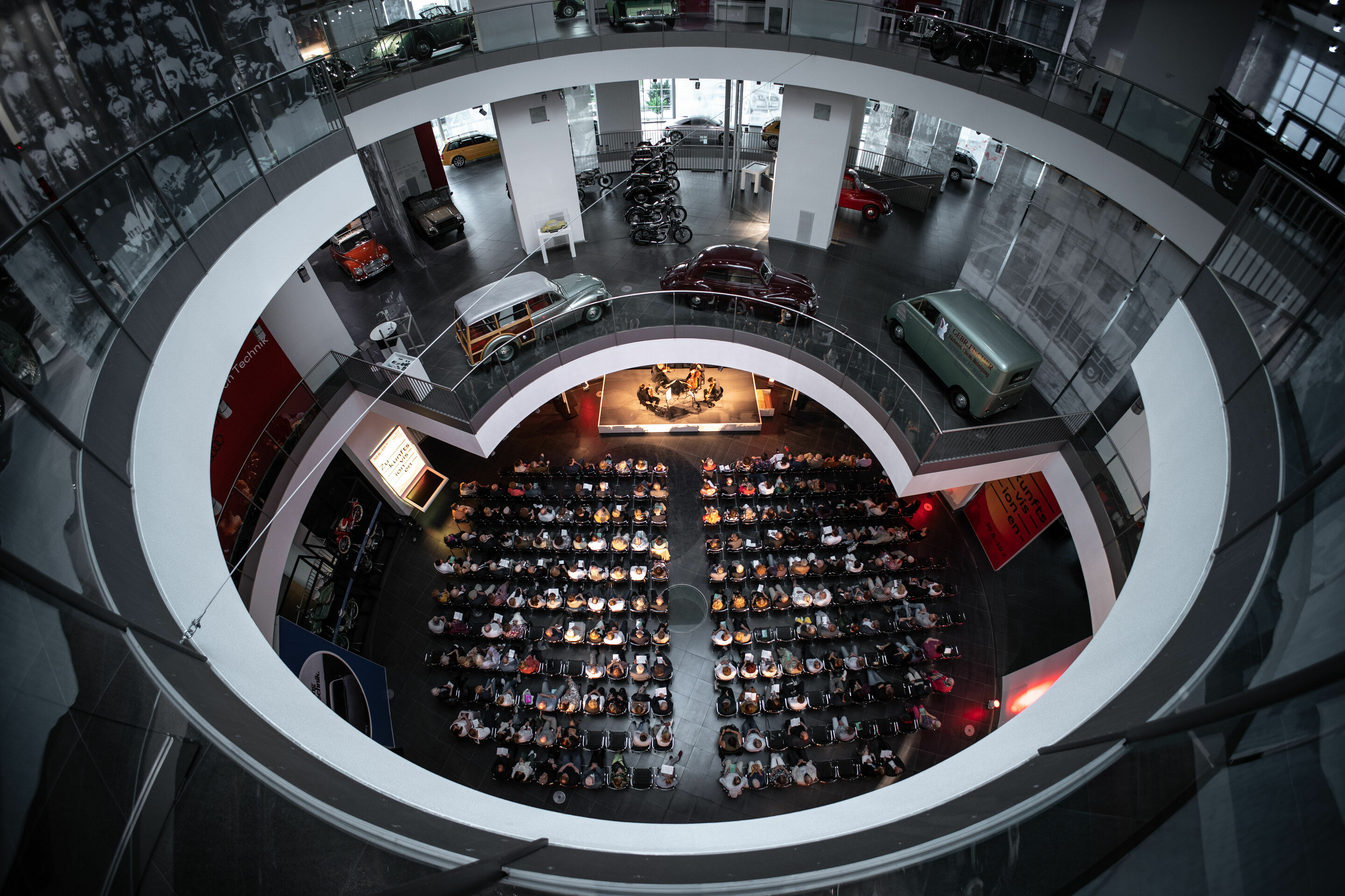 Audi Sommerkonzerte 2022 - Stradivarius legends: Goldmund Quartet at the Audi museum mobile at Audi Summer Concerts 2022