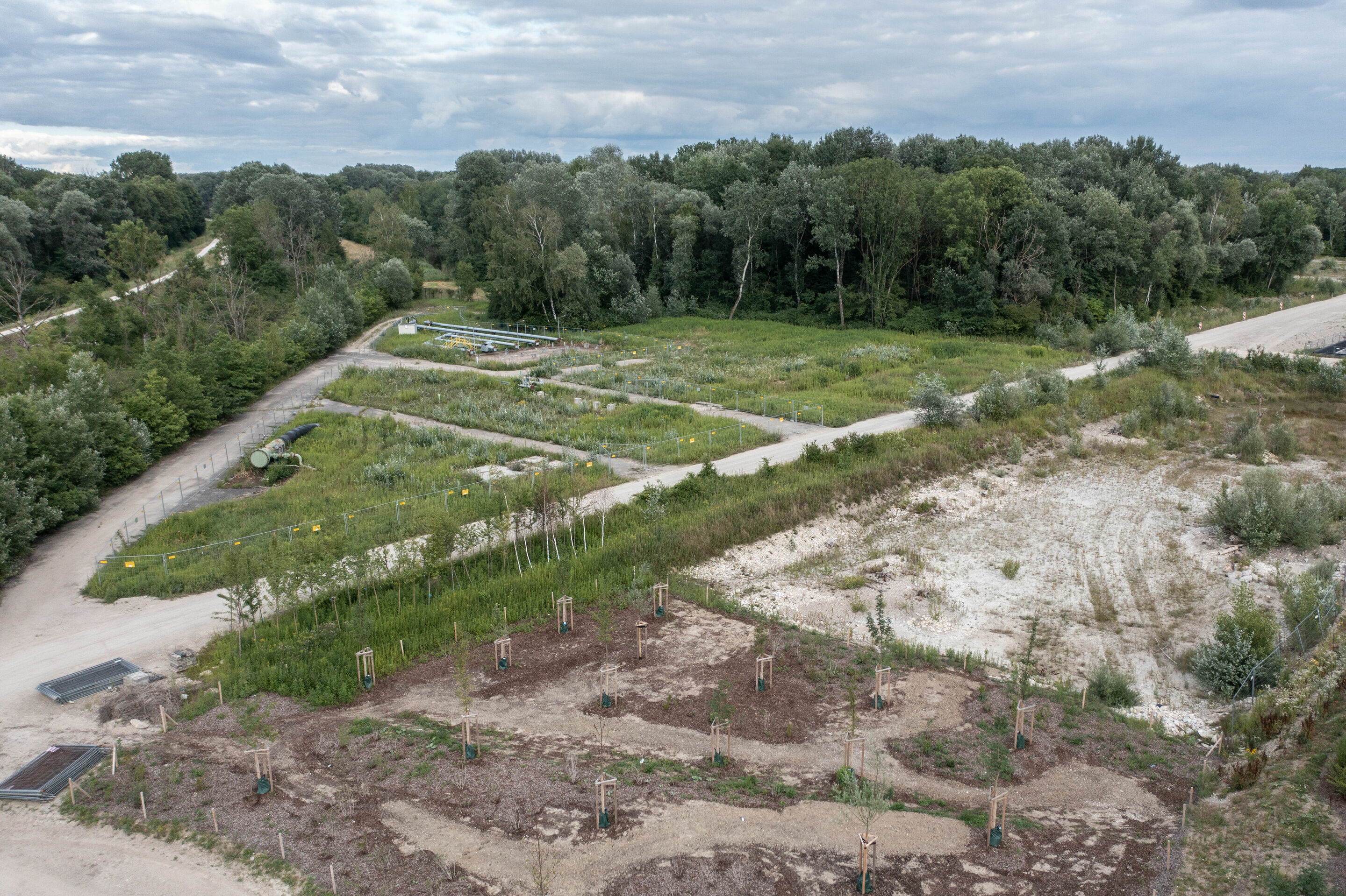 75 hectares for the future – eco-friendly soil remediation and sustainable energy concept at the IN-Campus technology park - New areas to promote biodiversity: 15 hectares of the redeveloped site will be returned to nature as a compensation area.