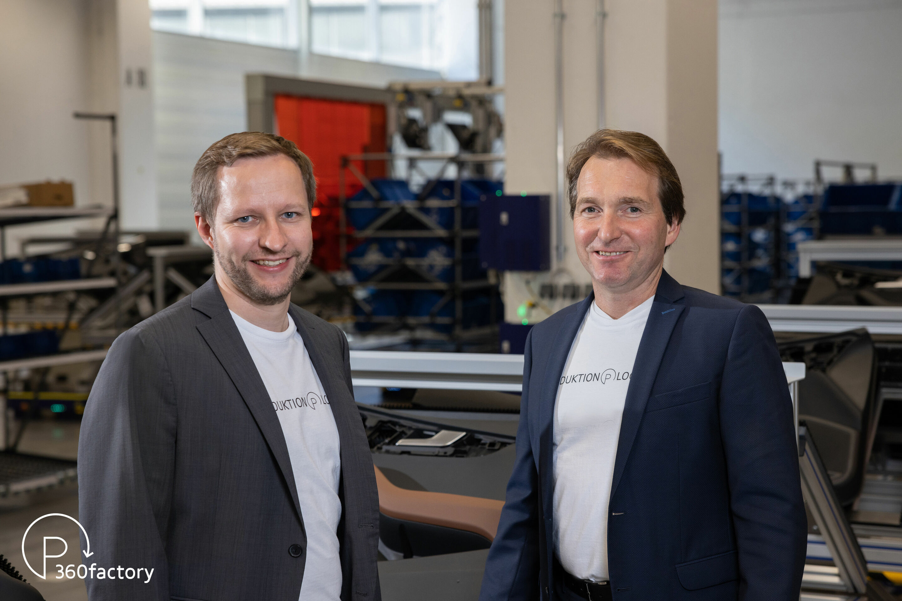 Smart Production - Dr. Ing. Wolfgang Kern (Project Lead “Modular Production” within Audi Production Lab) and Dr. Josef Weinzierl (Head of Manufacturing Engineering Assembly SSP/MQB/PPE/HV Batteries) drive the modular assembly at Audi.