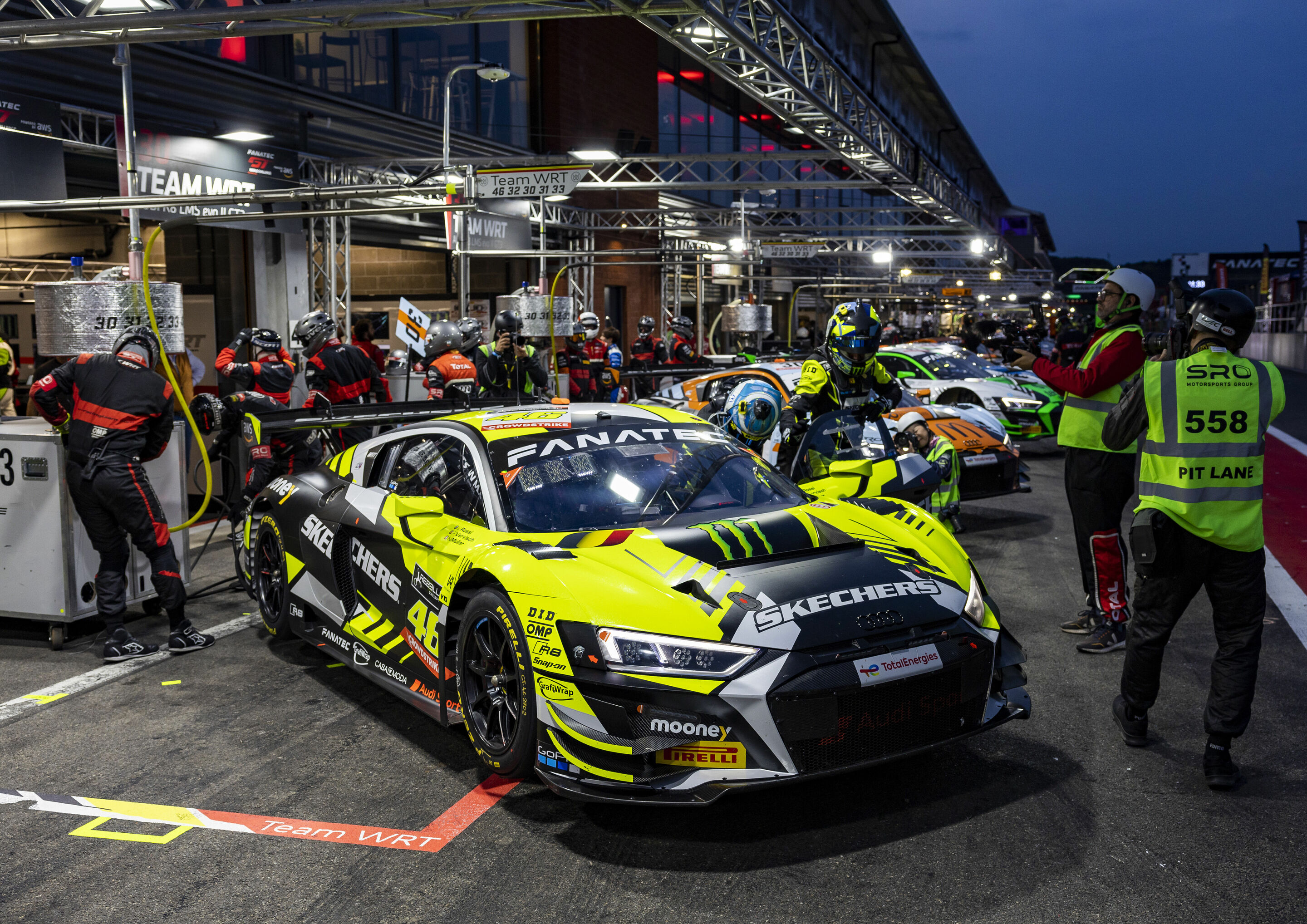 24h Spa 2022 - Audi R8 LMS #46 (Audi Sport Team WRT), Nico Müller/Valentino Rossi/Frédéric Vervisch