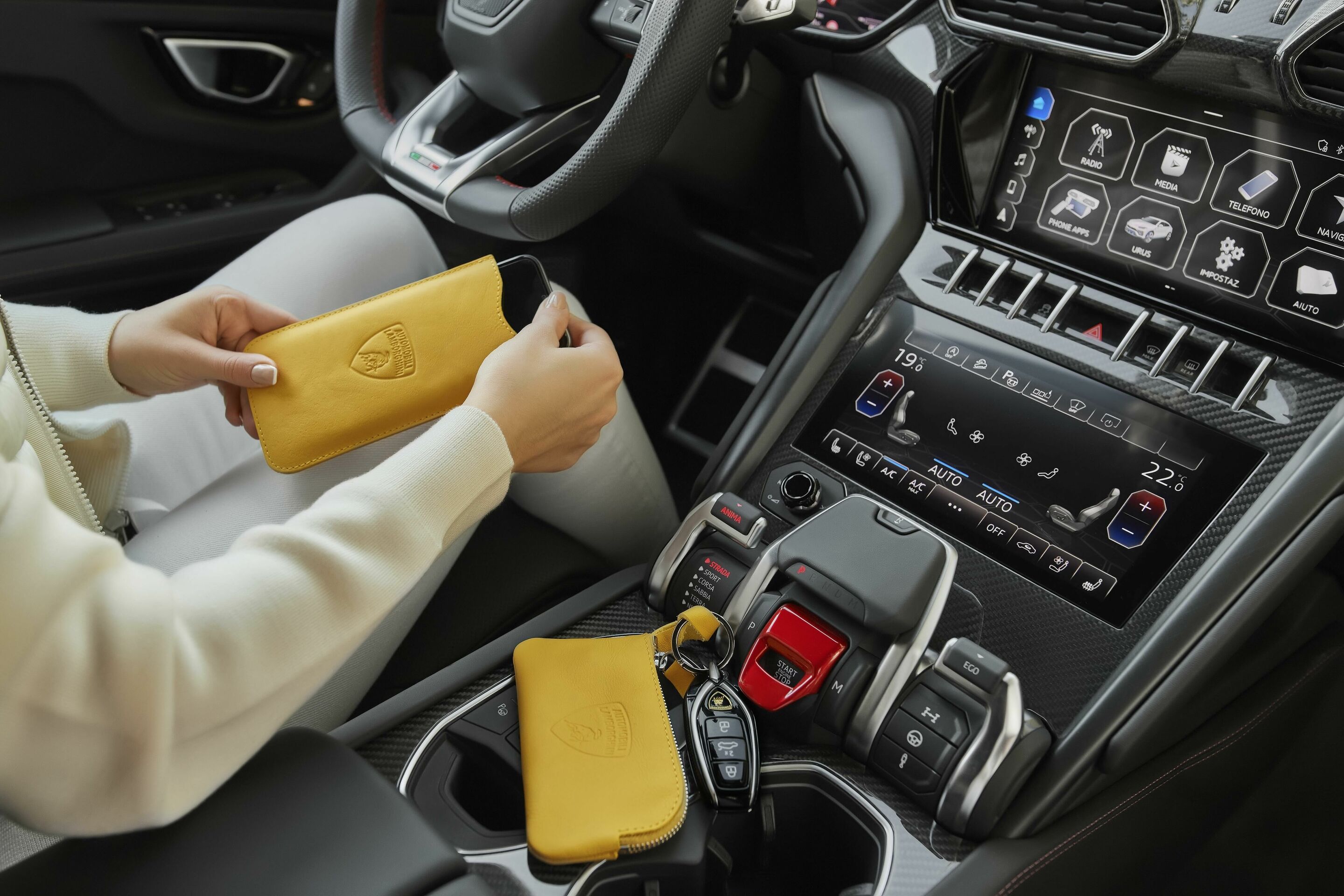 Recycling and upcycling at Lamborghini - Automobili Lamborghini’s collection of ethical and sustainable leather goods