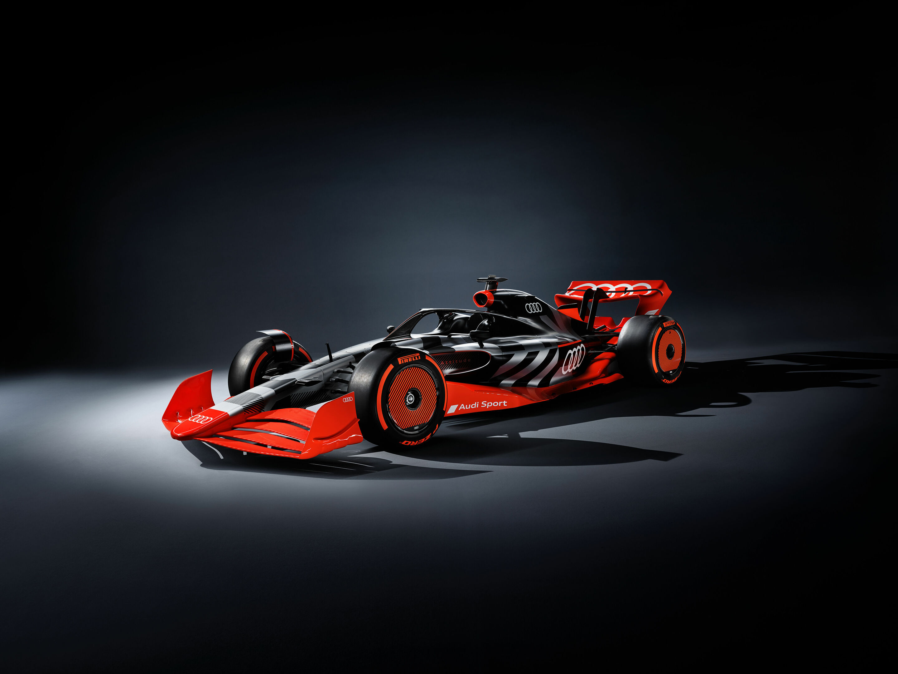 Showcar with Audi F1 launch livery - Showcar with Audi F1 launch livery