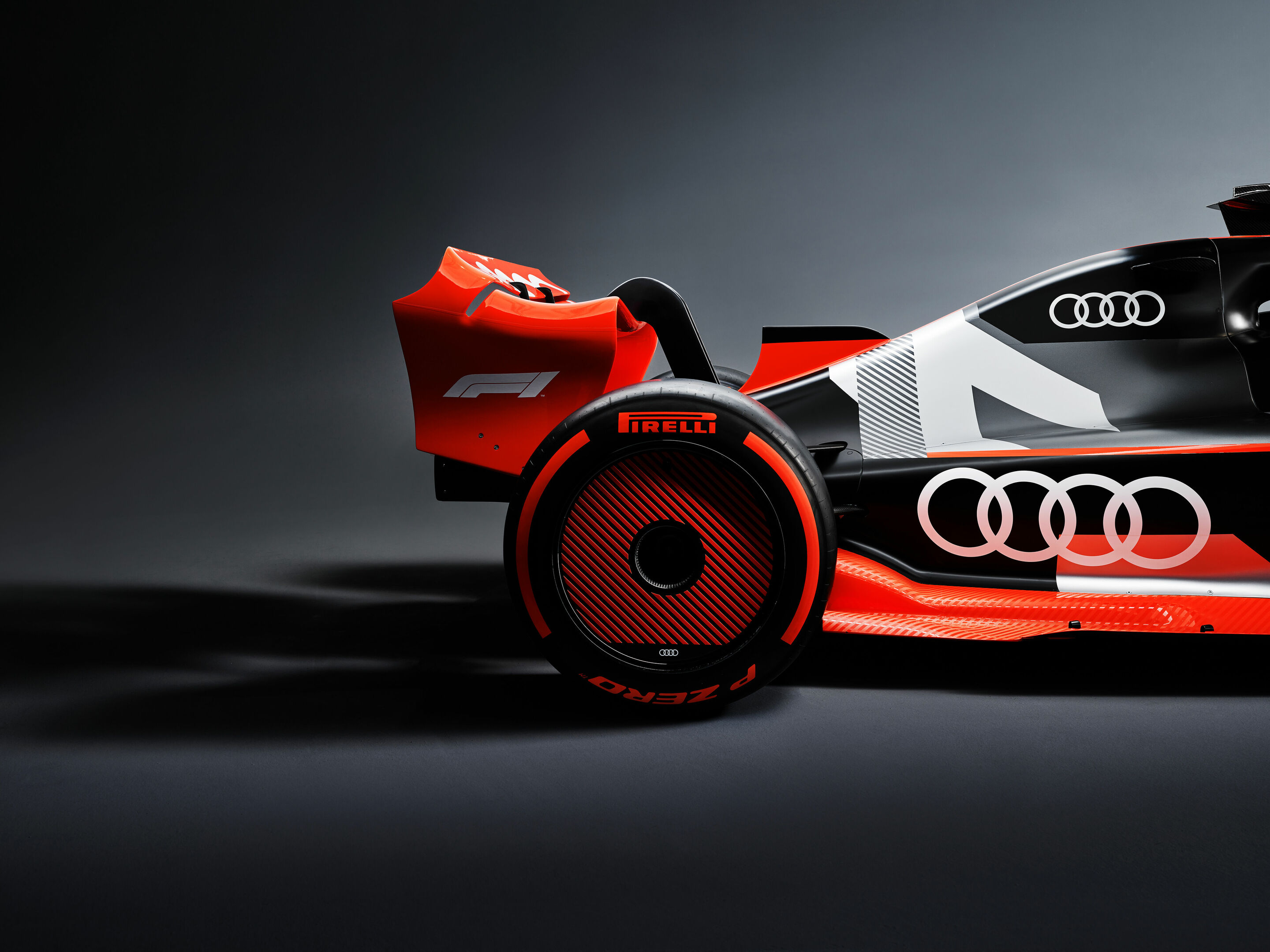 Showcar with Audi F1 launch livery - Showcar with Audi F1 launch livery
