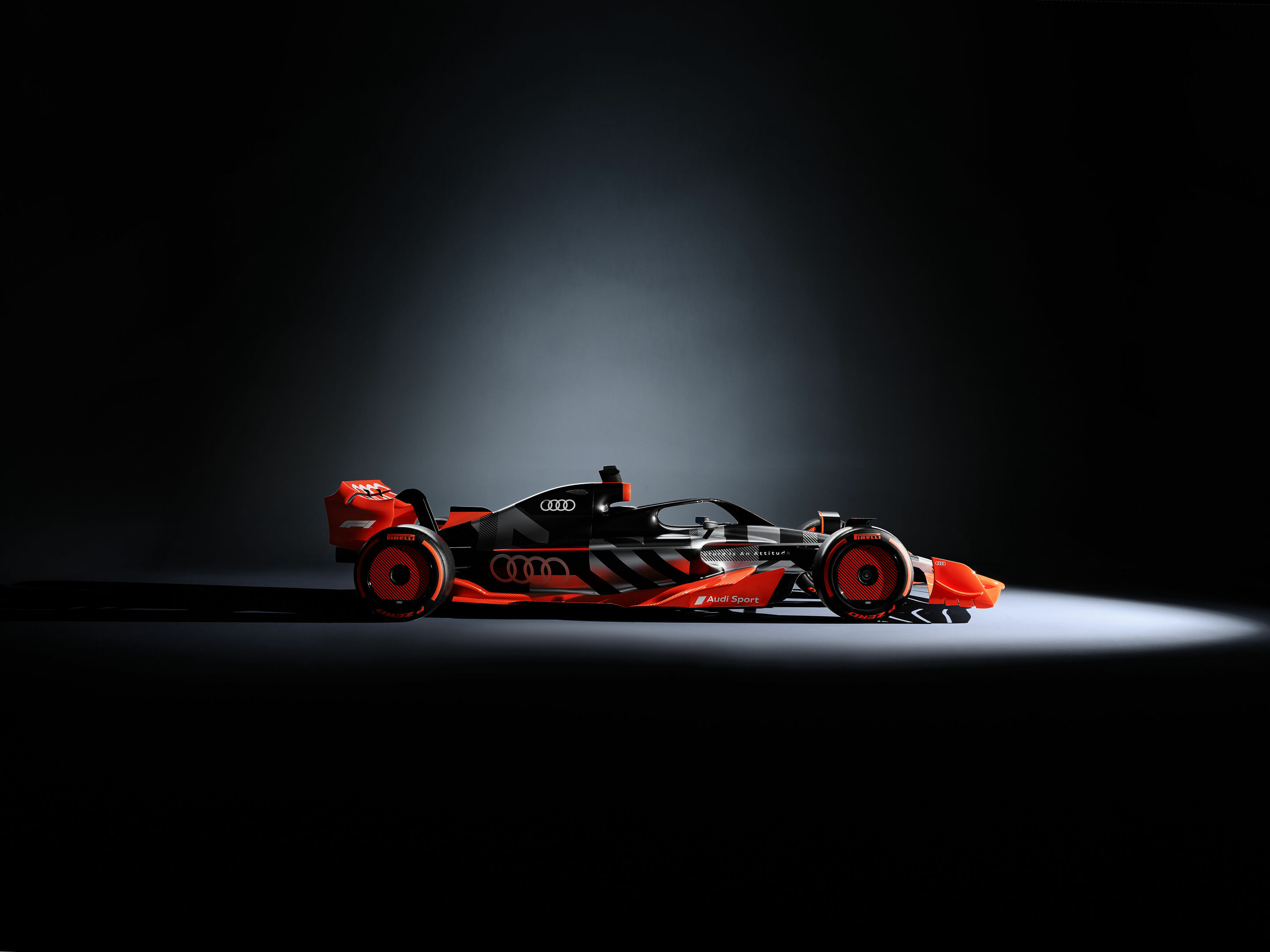 Showcar mit Audi F1 launch livery - Showcar mit Audi F1 launch livery