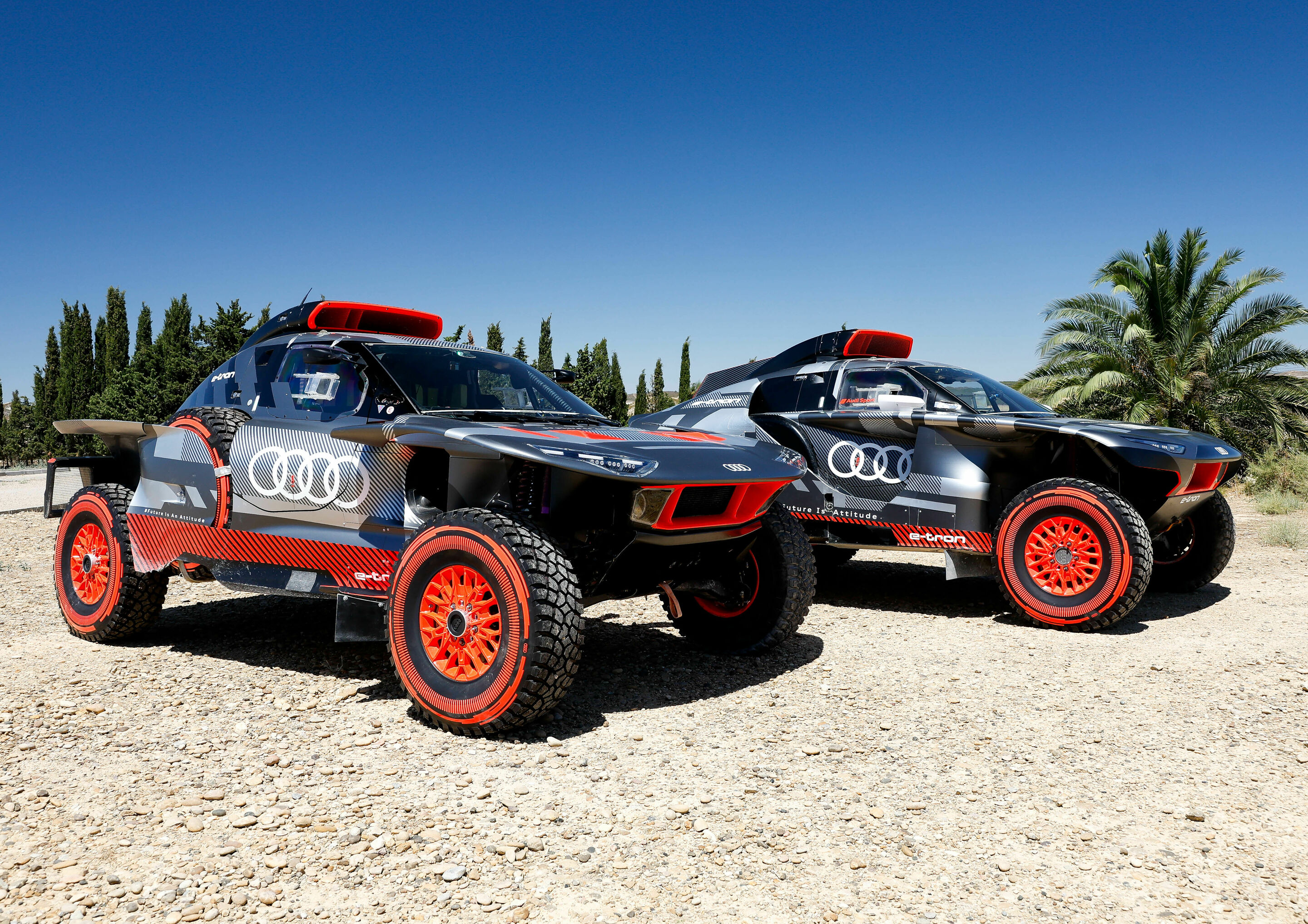 Dakar-Test Saragossa, Juli 2022 - Audi RS Q e-tron E2, Audi RS Q e-tron