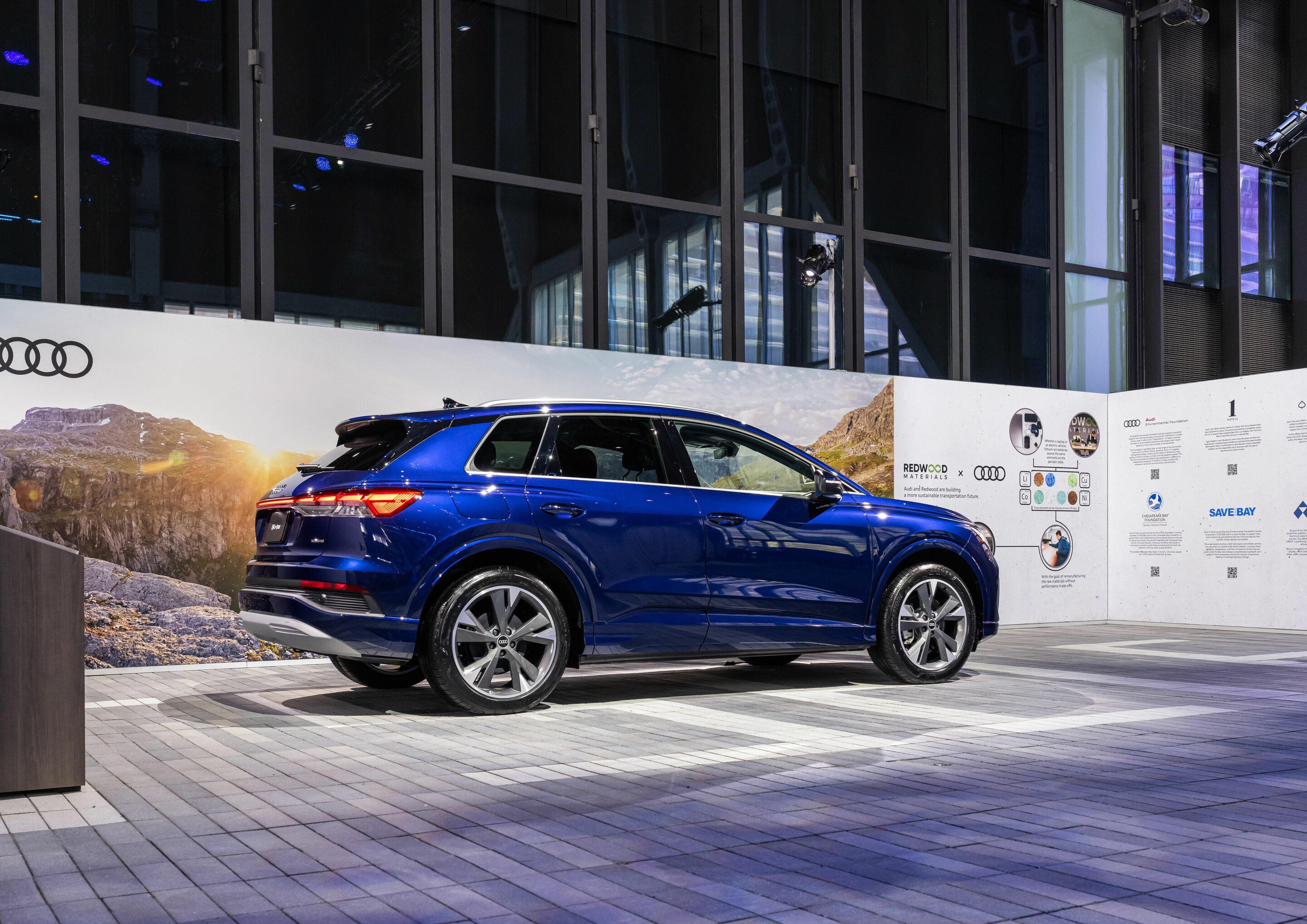 Audi at the 2022 Greentech Festival New York - The future is electric: Audi presents the Q4 e-tron at the Greentech Festival New York