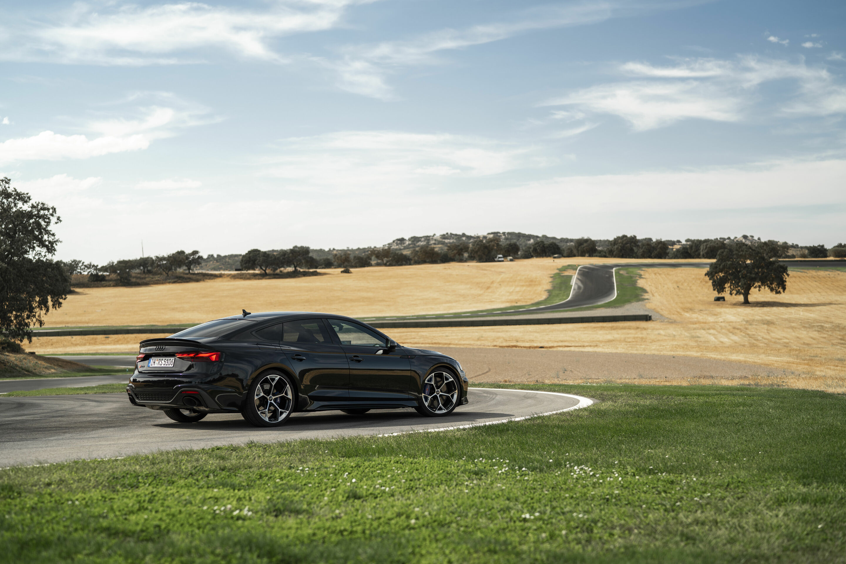 Audi RS 5 Sportback with competition plus package - Static photo, 
Colour: Sebring black