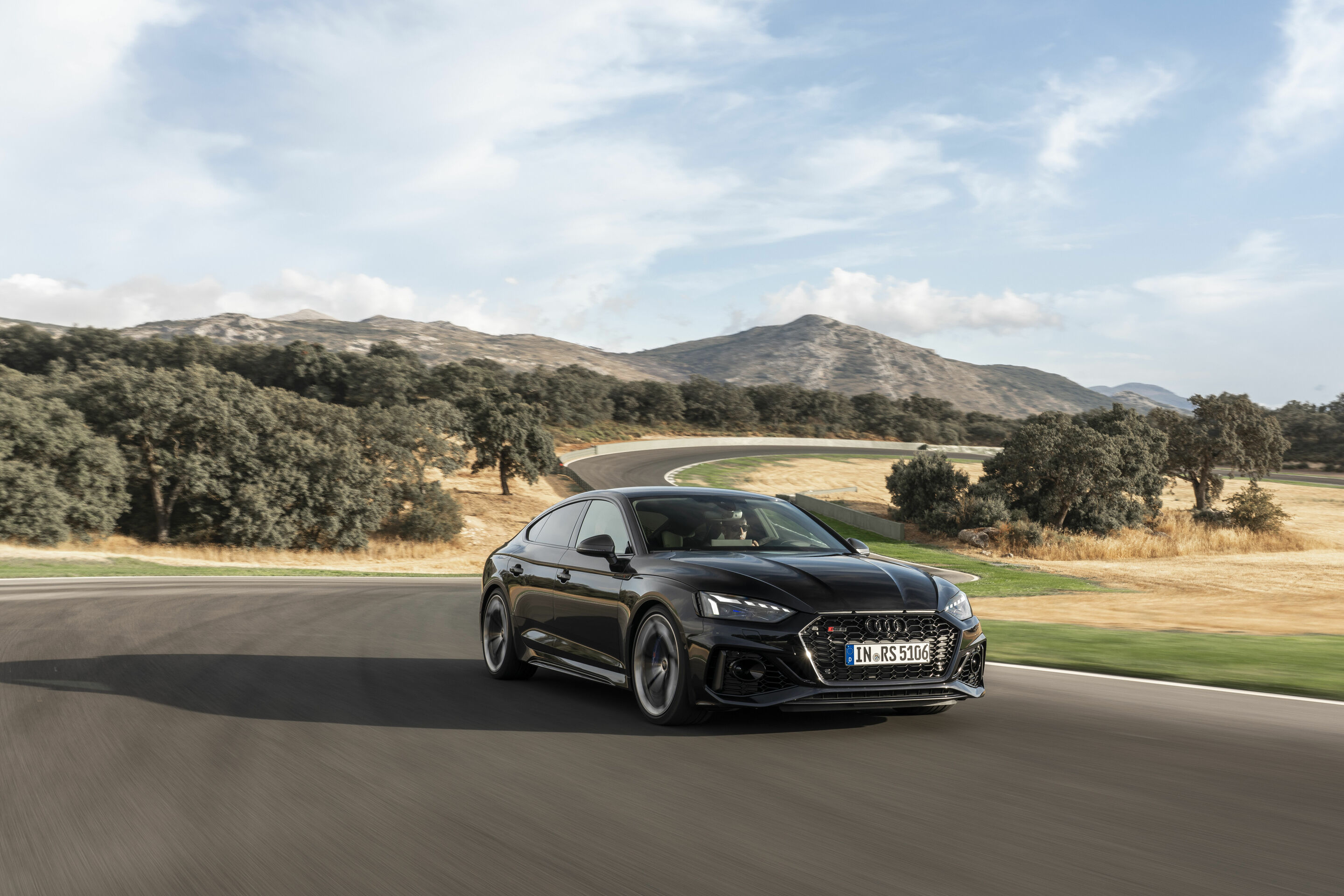 Audi RS 5 Sportback with competition plus package - Static photo, 
Colour: Sebring black