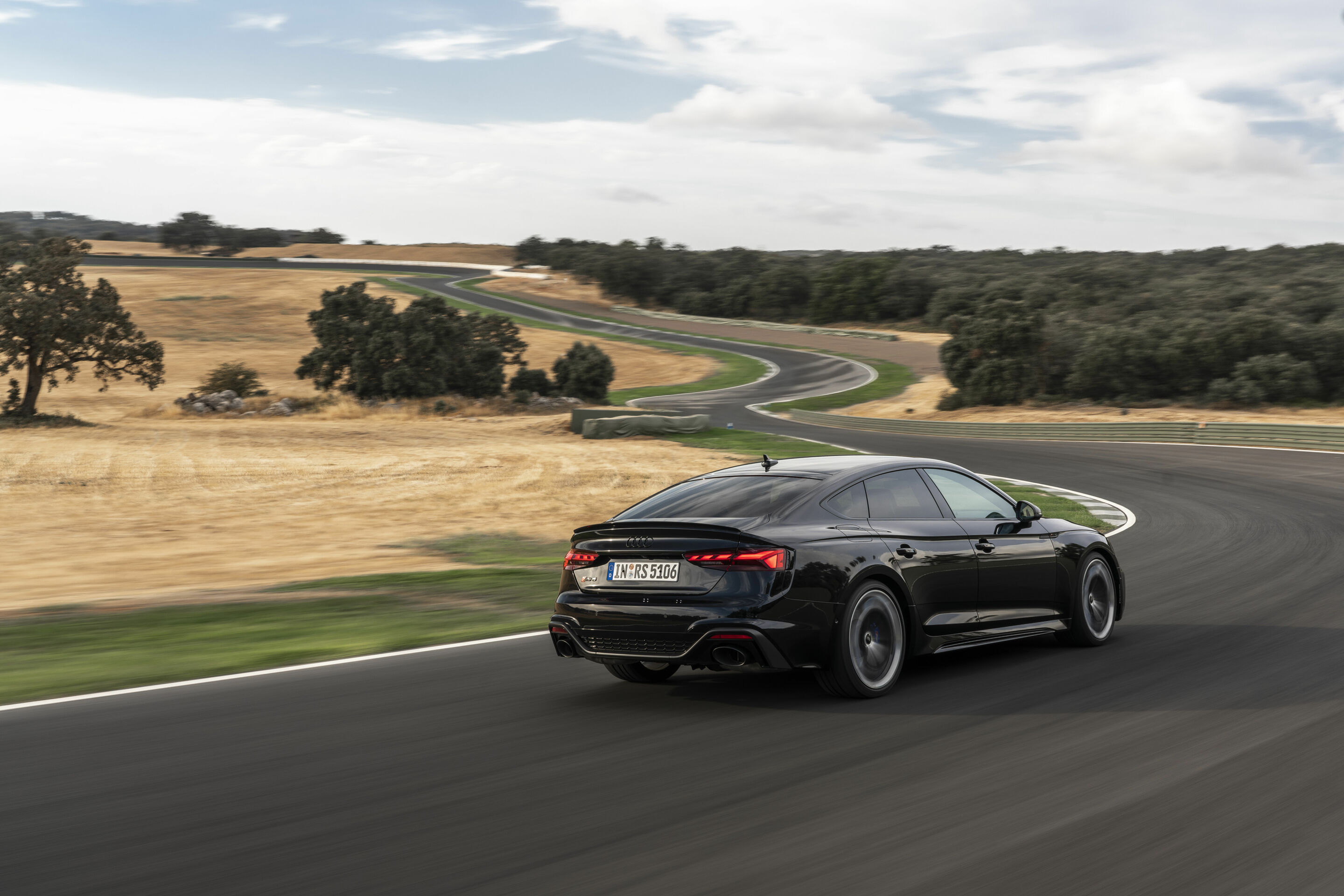 Audi RS 5 Sportback with competition plus package - Static photo, 
Colour: Sebring black