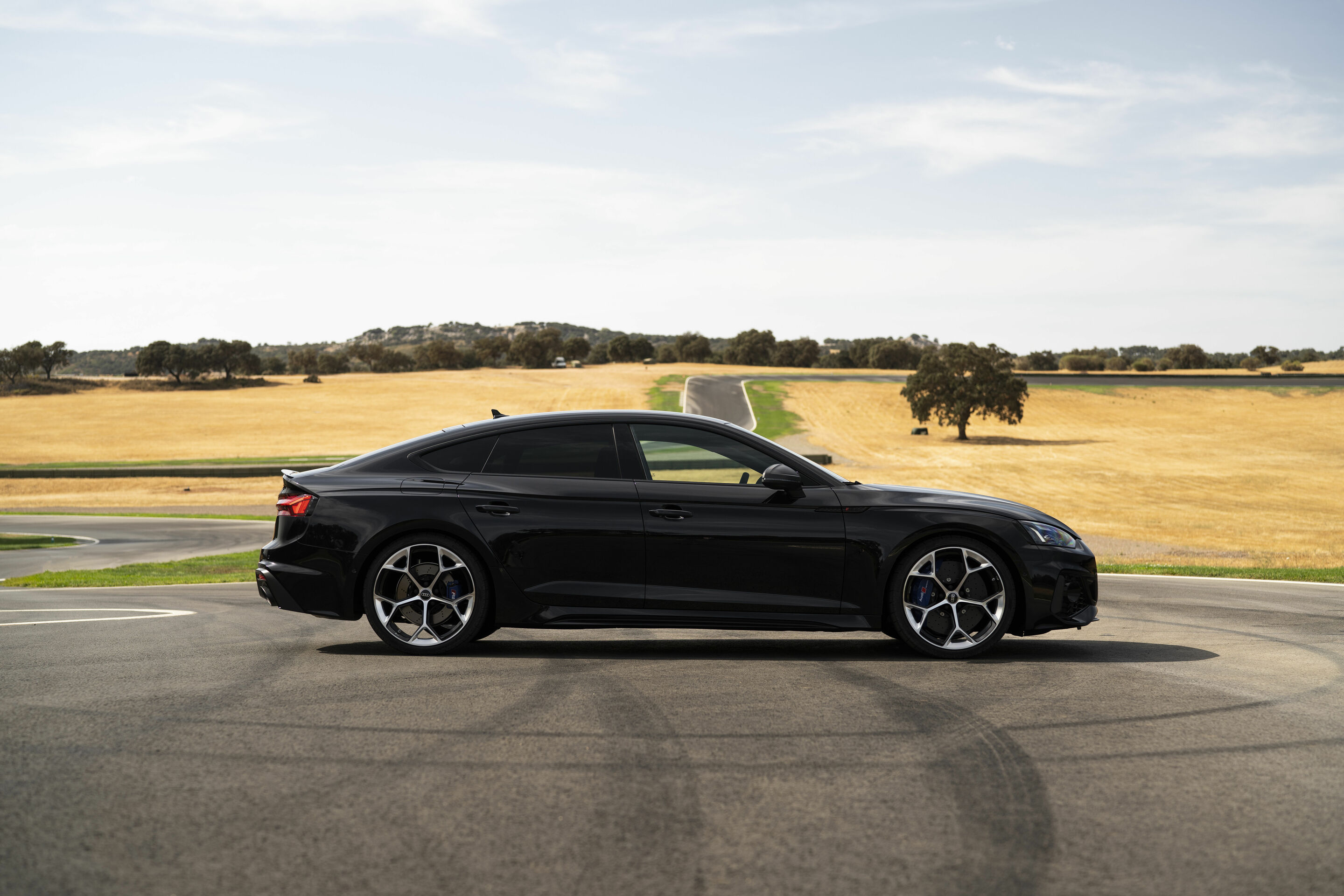 Audi RS 5 Sportback with competition plus package - Static photo, 
Colour: Sebring black