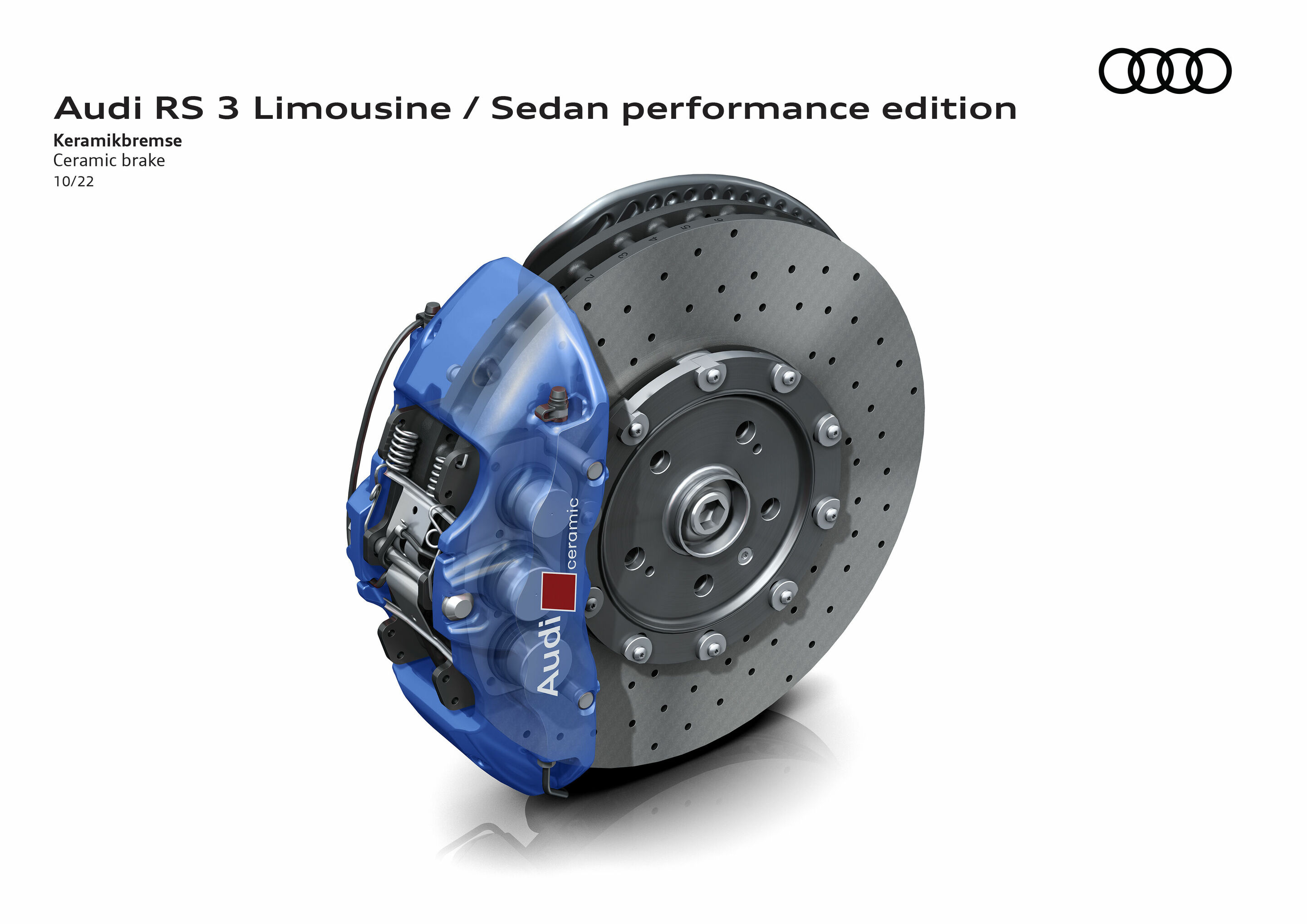 Illustration - Audi RS 3 Limousine performance edition - Keramikbremse
