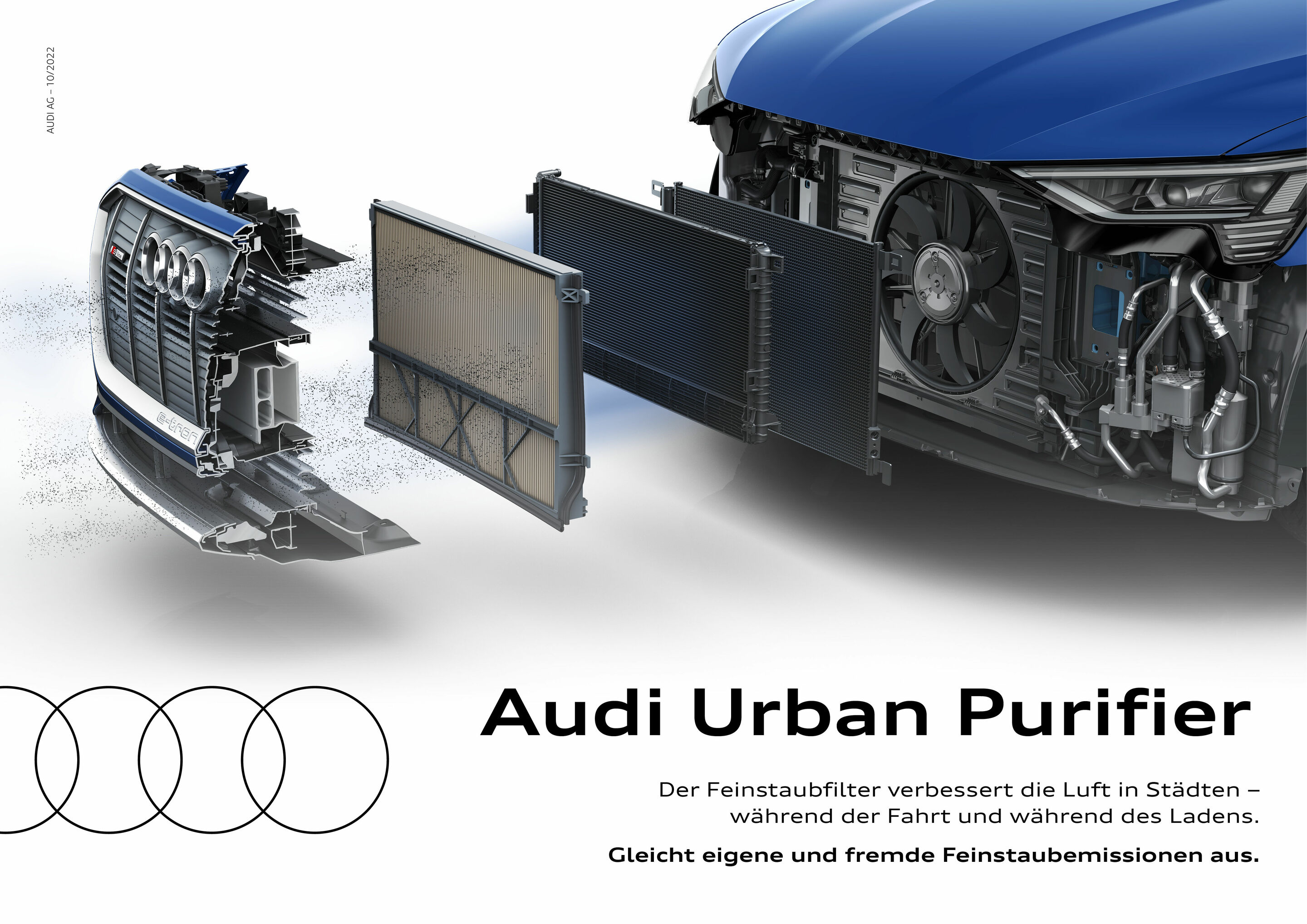 Audi Urban Purifier – der Feinstaubfilter für Elektrofahrzeuge - Audi Urban Purifier – der Feinstaubfilter für Elektrofahrzeuge