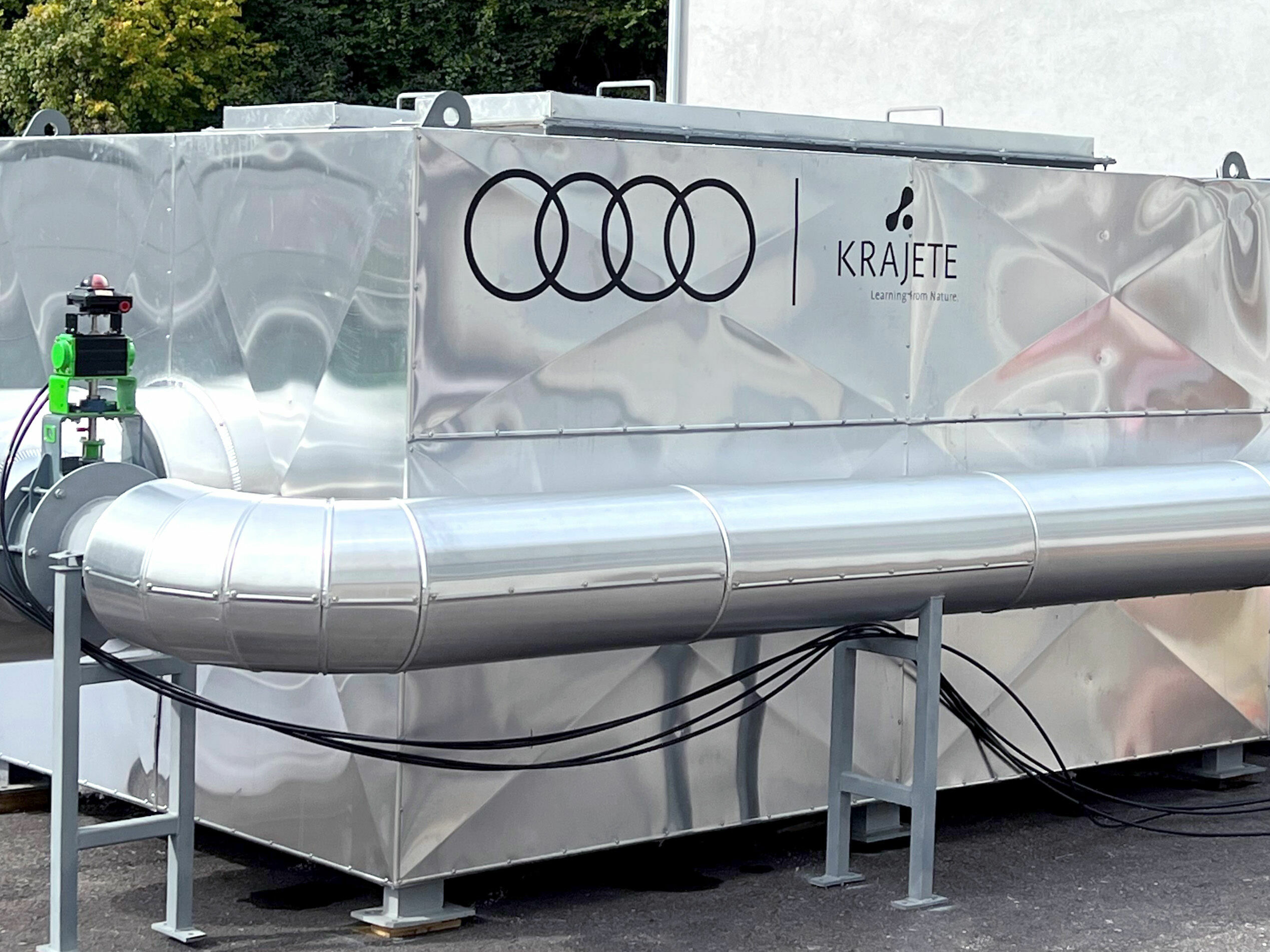 Audi und Krajete filtern CO2 aus der Luft - Audi und Krajete filtern CO2 aus der Luft