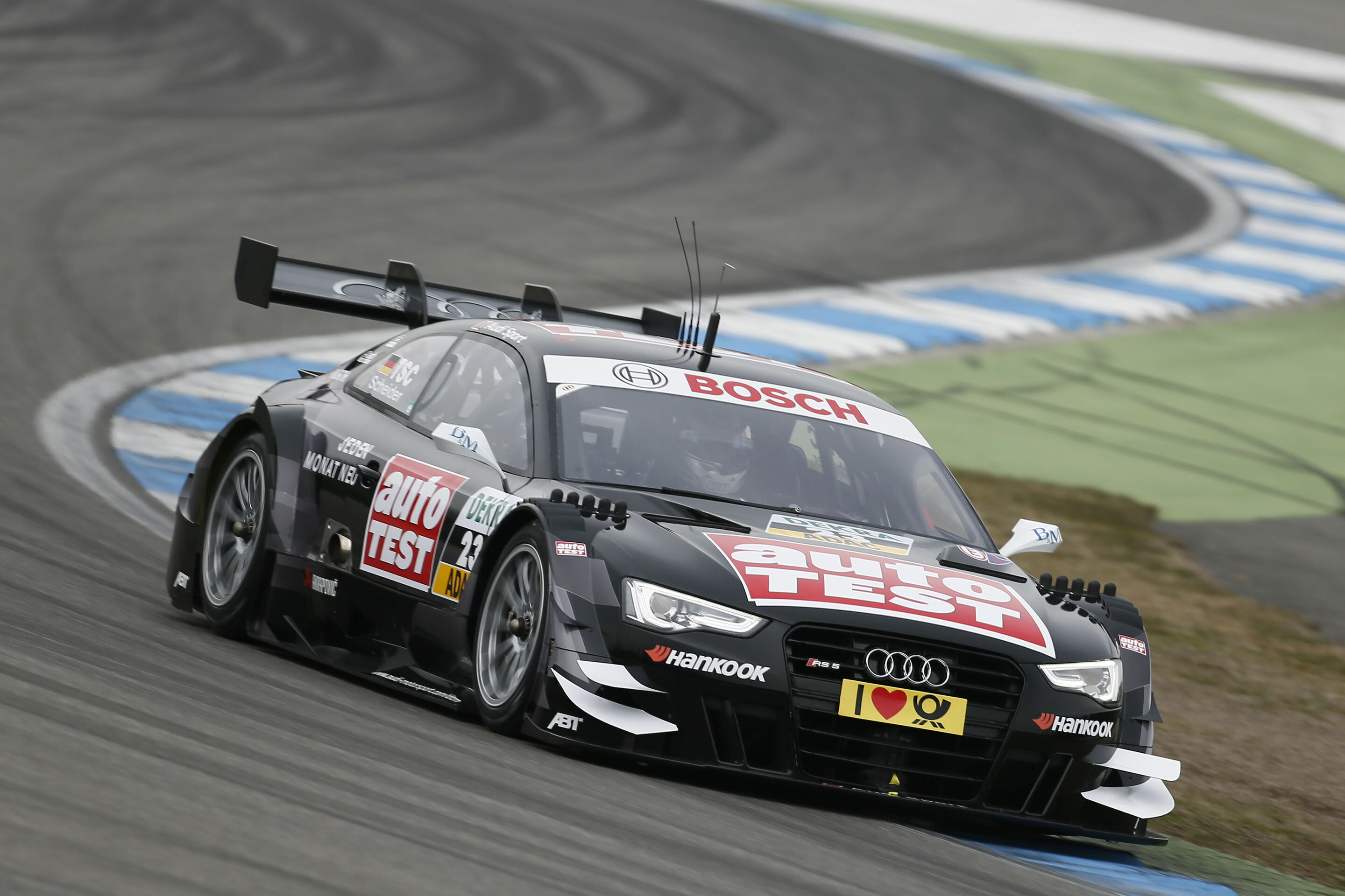 Audi absolvierte viertägige Testfahrten in Hockenheim