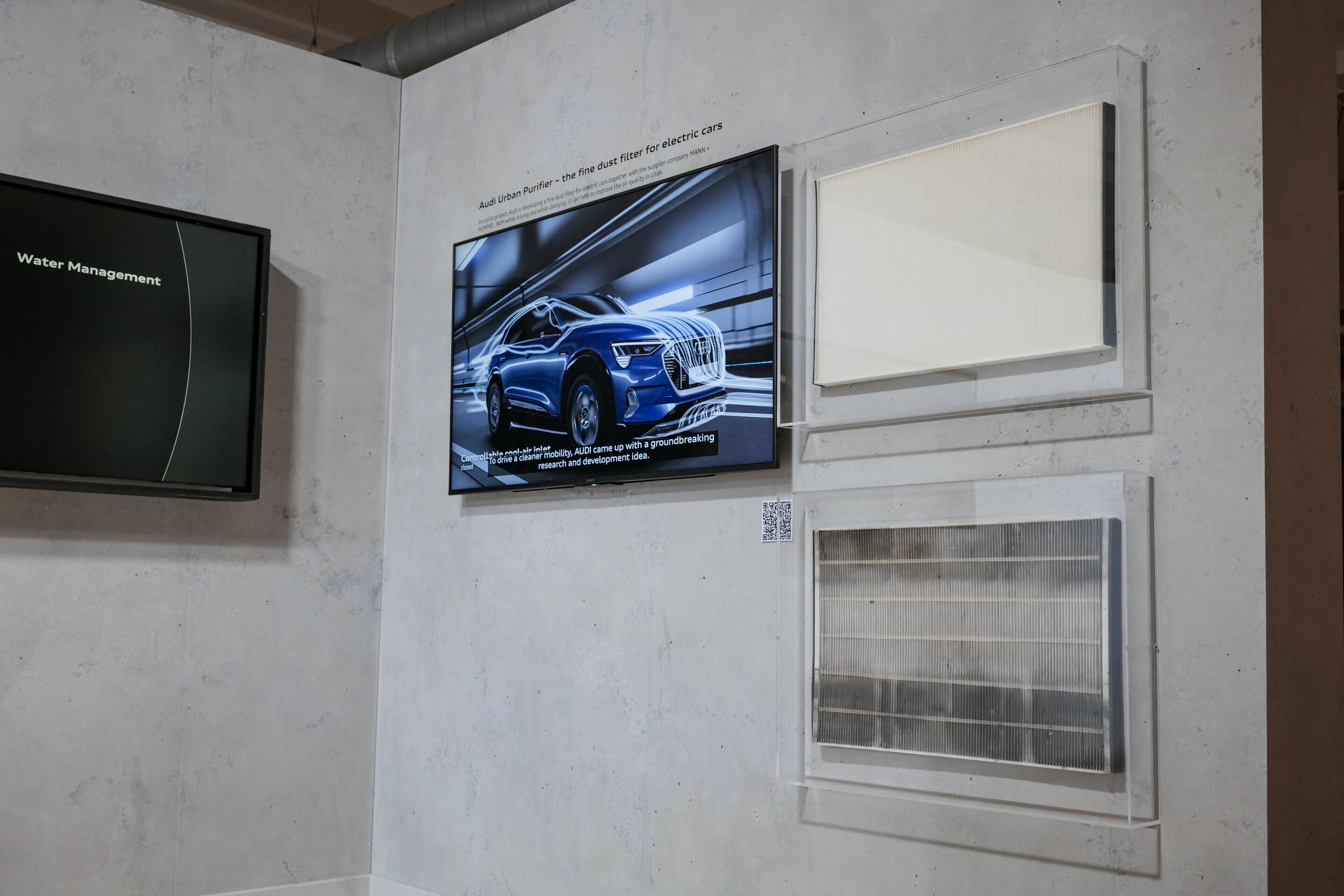 Audi Urban Purifier – der Feinstaubfilter für Elektrofahrzeuge - Audi zeigte beim Greentech Festival London den Audi Urban Purifier, einen Feinstaubfilter für Elektrofahrzeuge.