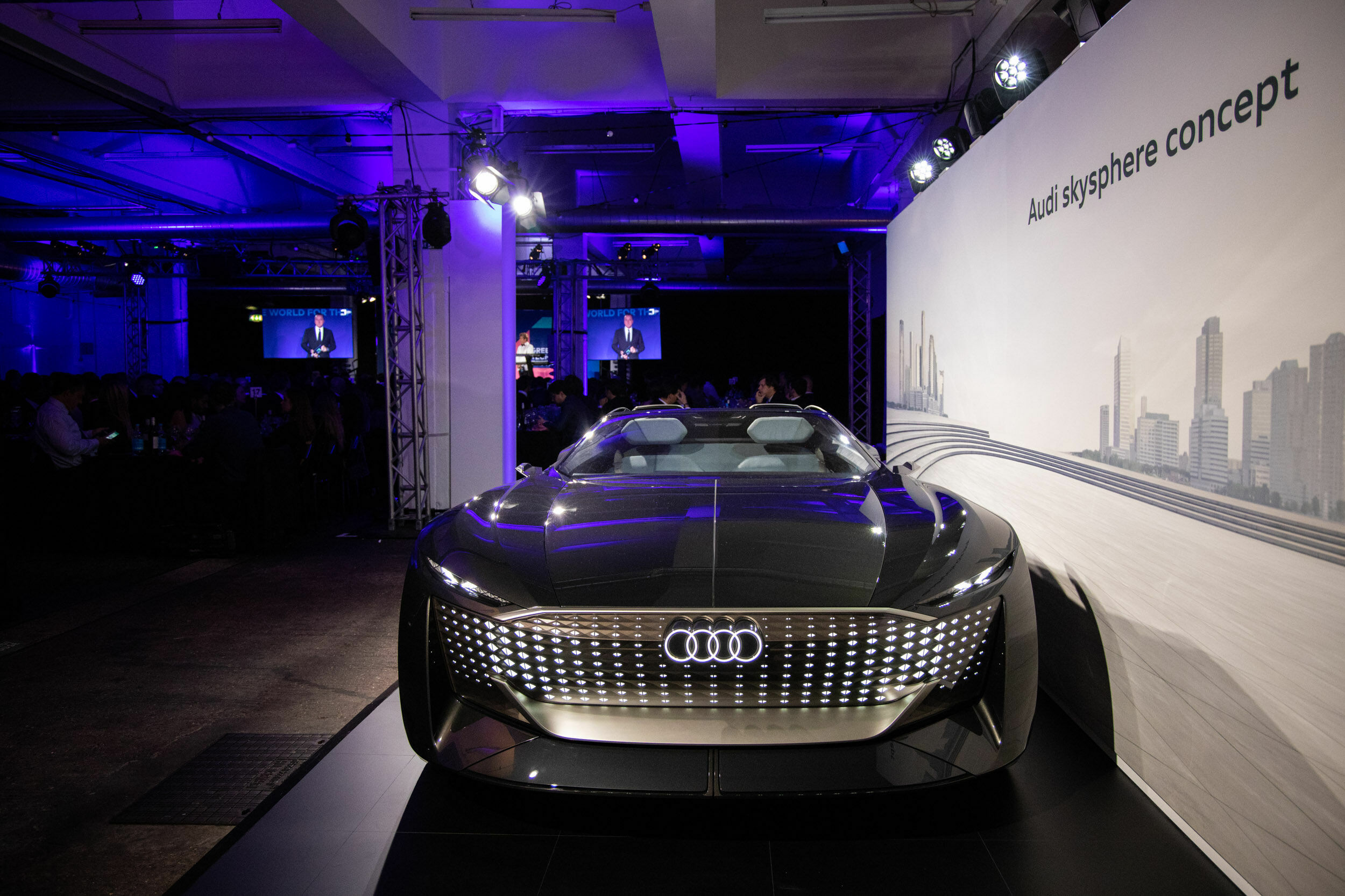 Audi Urban Purifier – der Feinstaubfilter für Elektrofahrzeuge - Der Audi skysphere concept ermöglichte es den Besucher_innen des Greentech Festival London, sich ein eigenes Bild des progressiven Luxus der Zukunft machen.