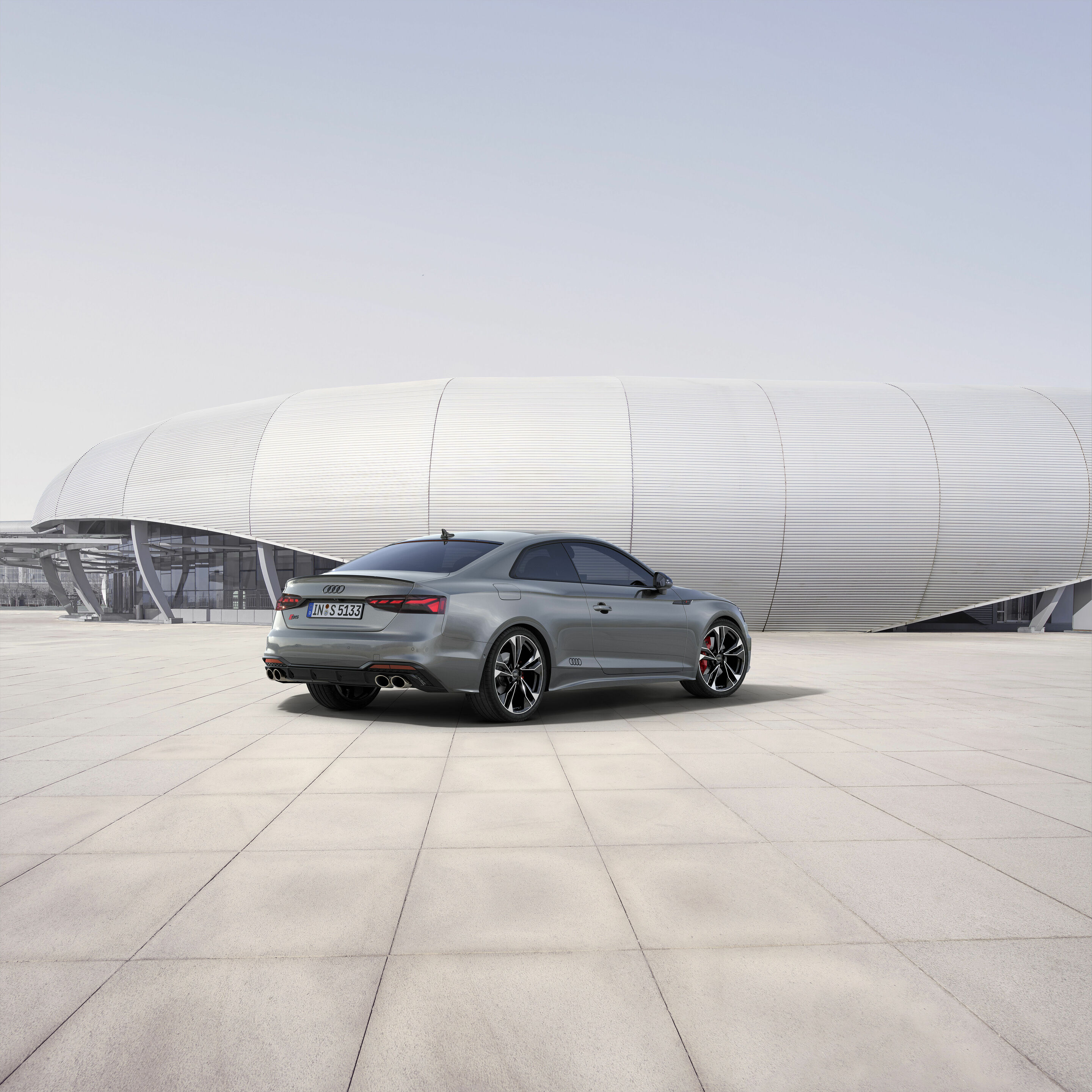 Audi S5 Coupé TDI competition edition plus  (2022 until 2024) - Static photo, Colour: Daytona Grey perl effect.