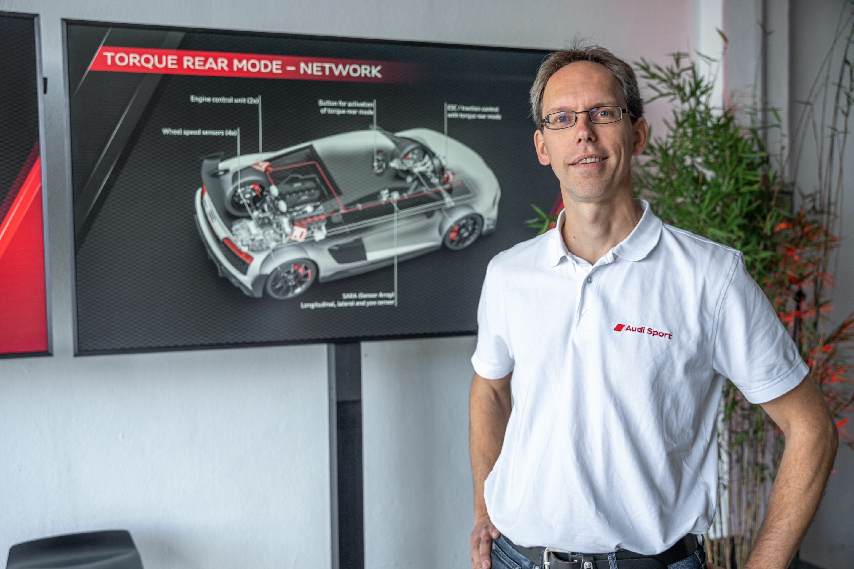 Roland Waschkau, chassis development Audi R8. - Roland Waschkau, chassis development Audi R8.