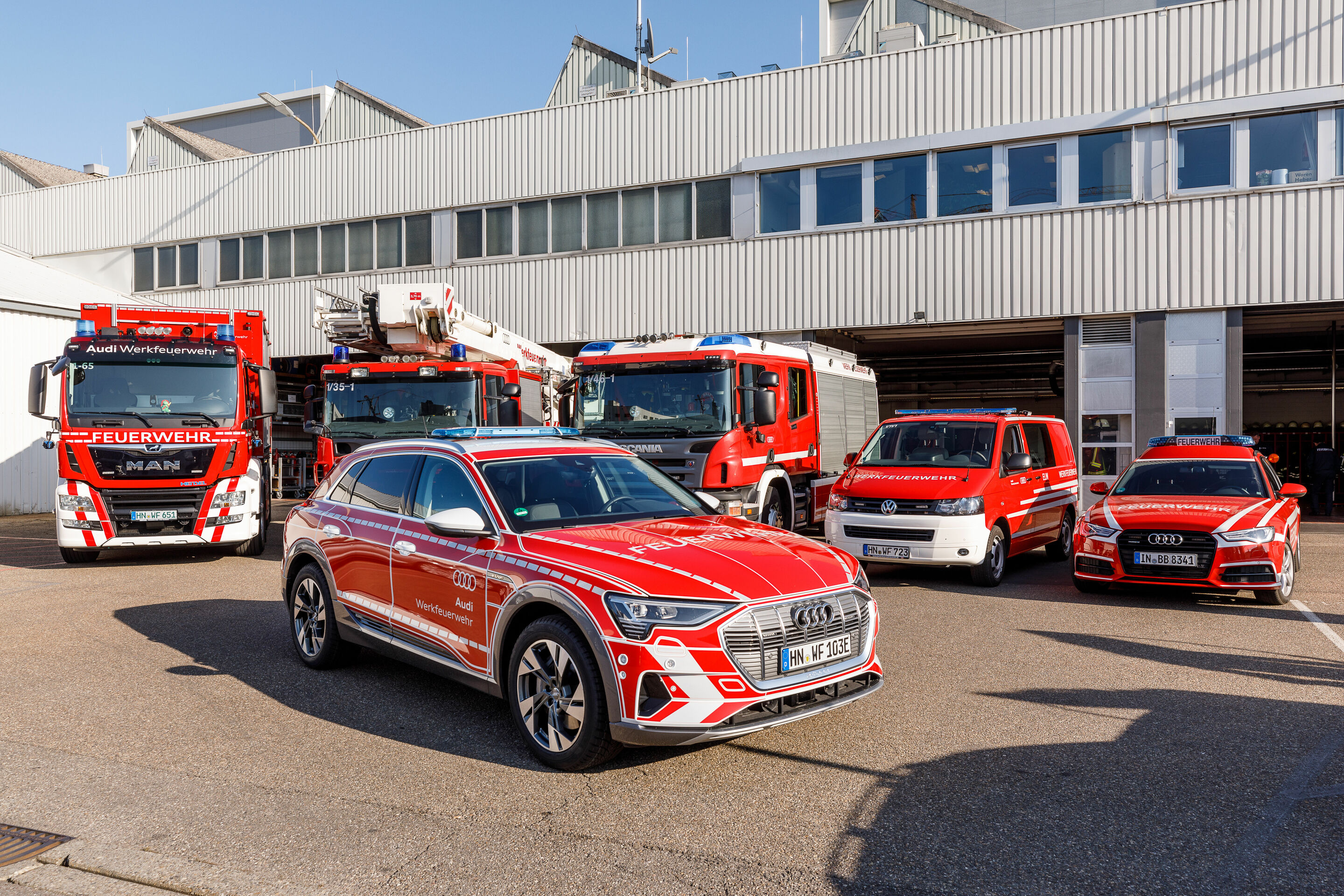 Werkfeuerwehr Audi Neckarsulm feiert Jubiläum: 125 Jahre Sicherheit, Prävention und Schutz - Die Werkfeuerwehr Audi Neckarsulm feiert Jubiläum: 125 Jahre Sicherheit, Prävention und Schutz