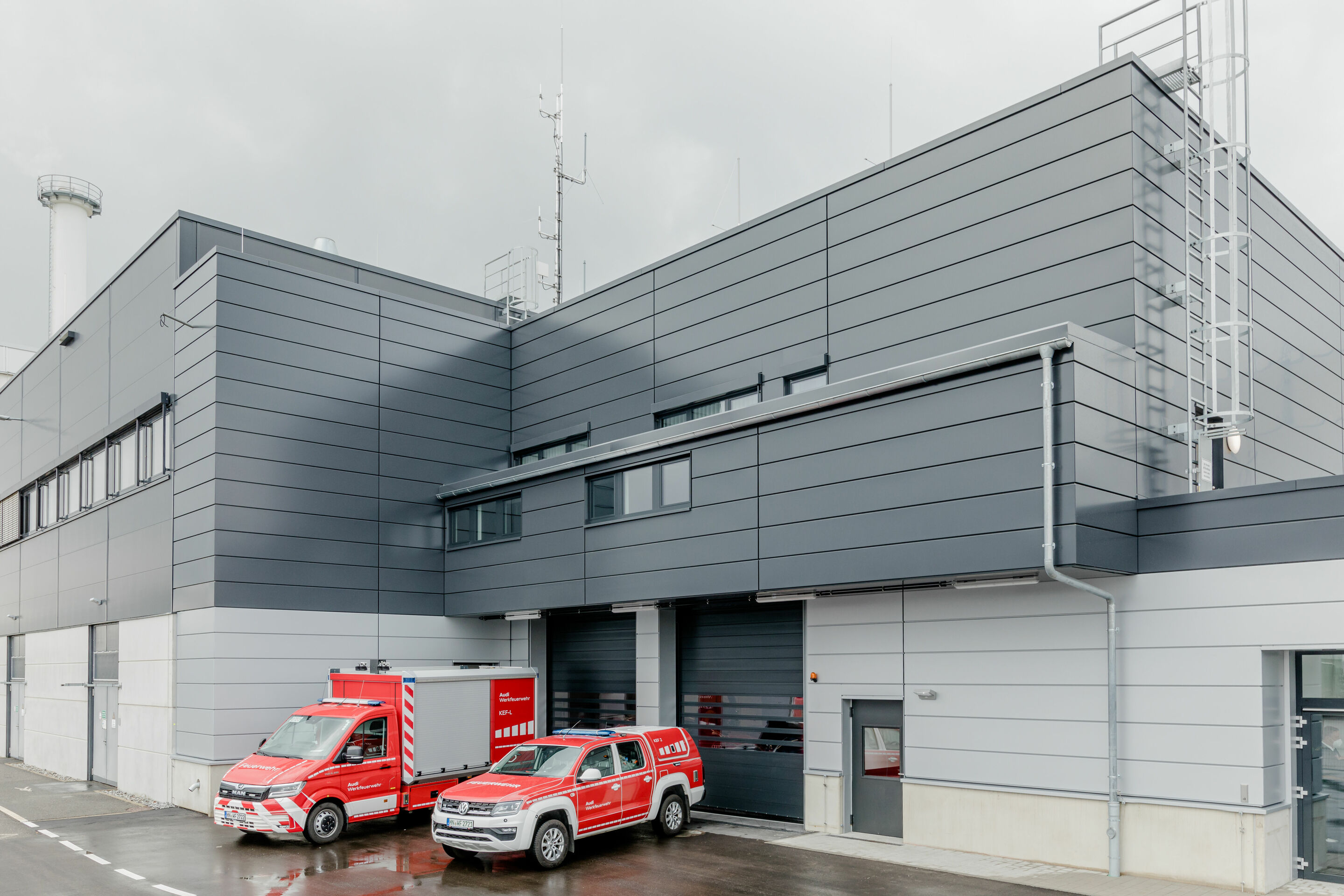 Werkfeuerwehr Audi Neckarsulm feiert Jubiläum: 125 Jahre Sicherheit, Prävention und Schutz - Eröffnung der Feuerwache in den Böllinger Höfen in 2022.