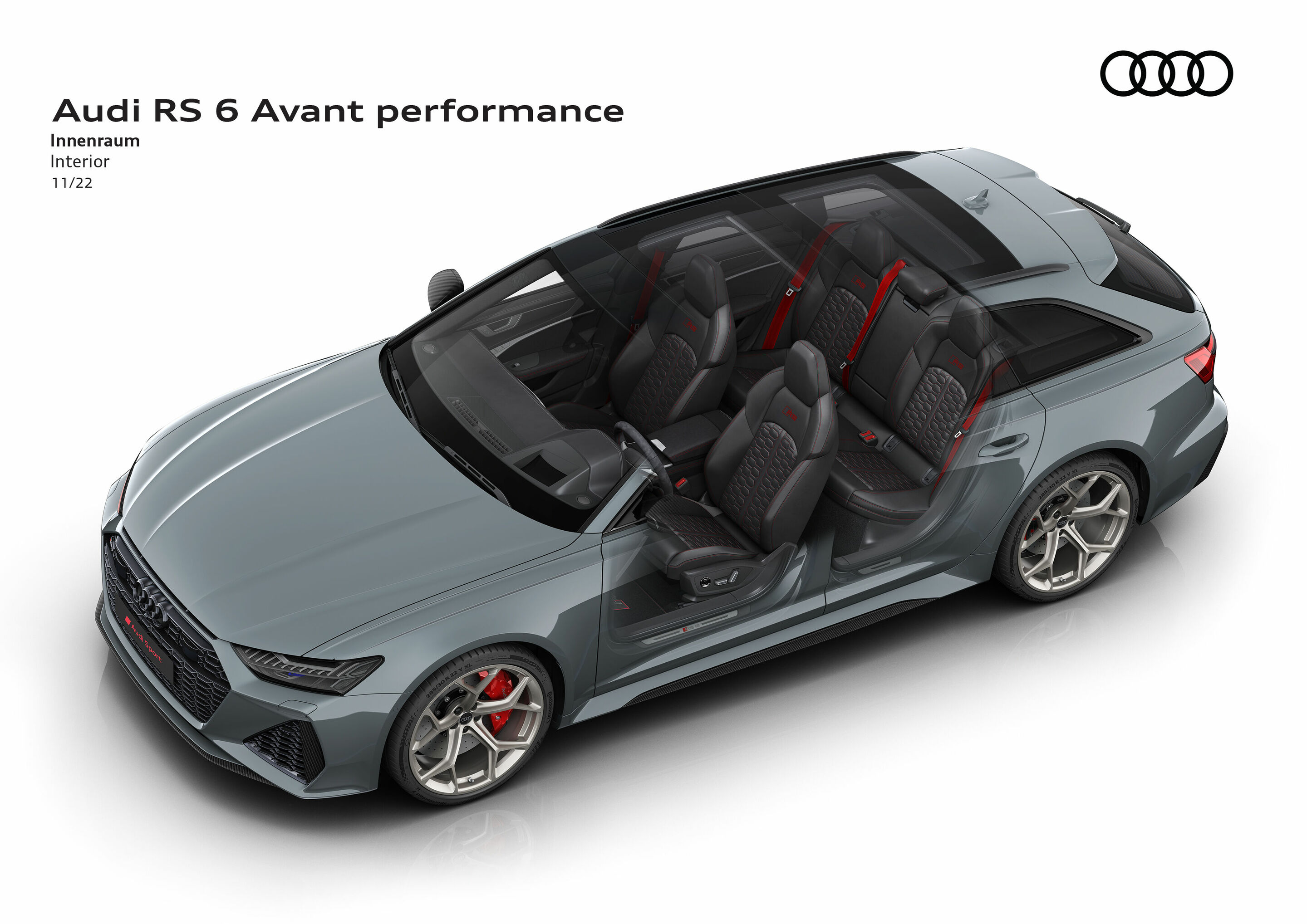 Illustration - Audi RS 6 Avant performance - Innenraum