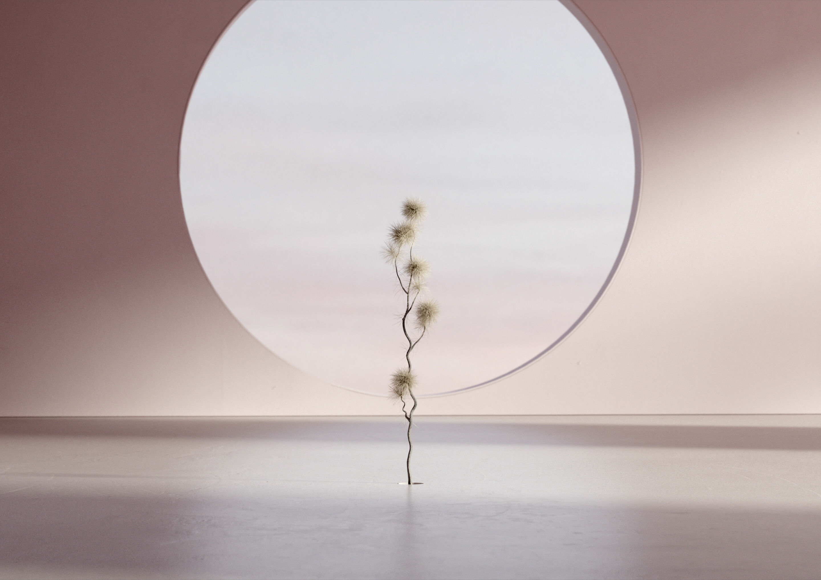 Audi at Design Miami/: Immersive and experiential spheres in digital art - Audi at Design Miami: Andrés Reisinger creates the first digital artwork for Audi, inspired by the design of the Audi grandsphere concept study.