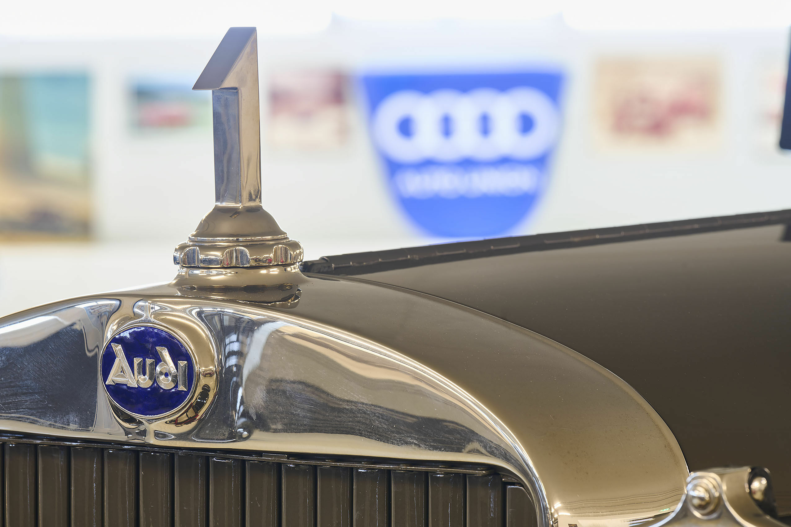 Audi Tradition’s book “insights” - Professor Arno Drescher designed the Audi 1, which adorned the radiators of all Audi vehicles built from 1923 until production ceased in 1940.