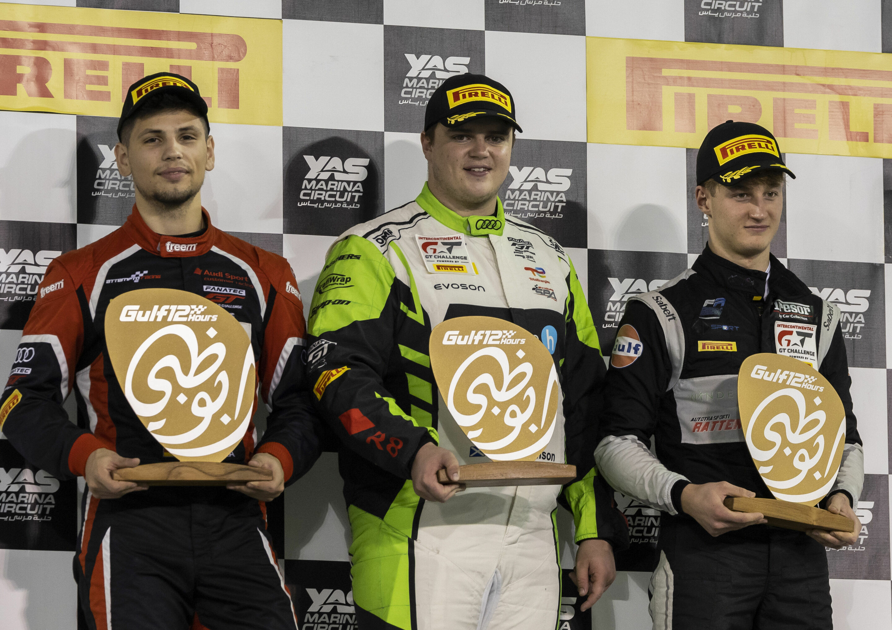 Gulf 12 Hours 2022 - Alex Aka, Finlay Hutchison, Pietro Delli Guanti