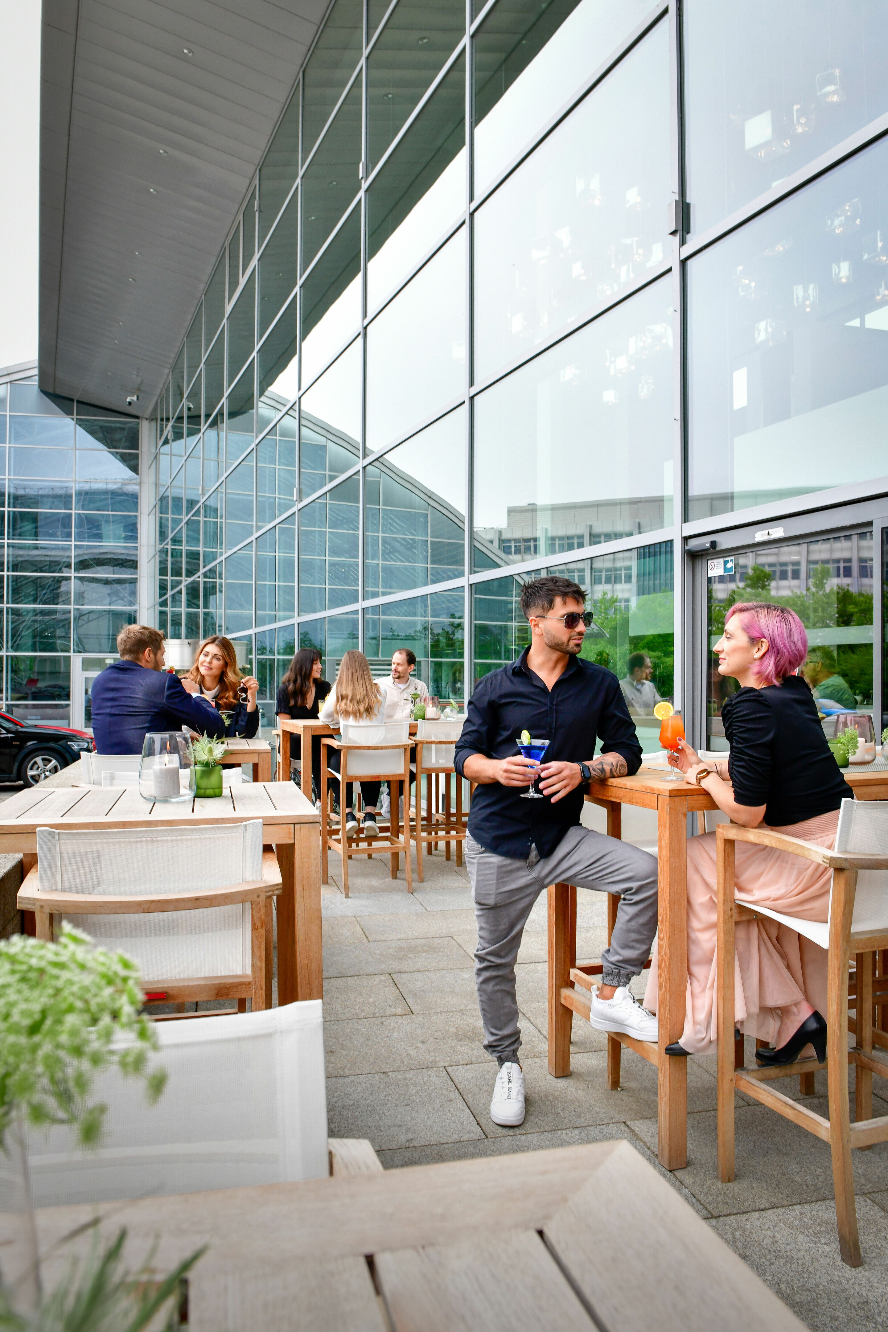 Gastronomy at the Audi Forum - Picking up a new car: Visit to the market restaurant