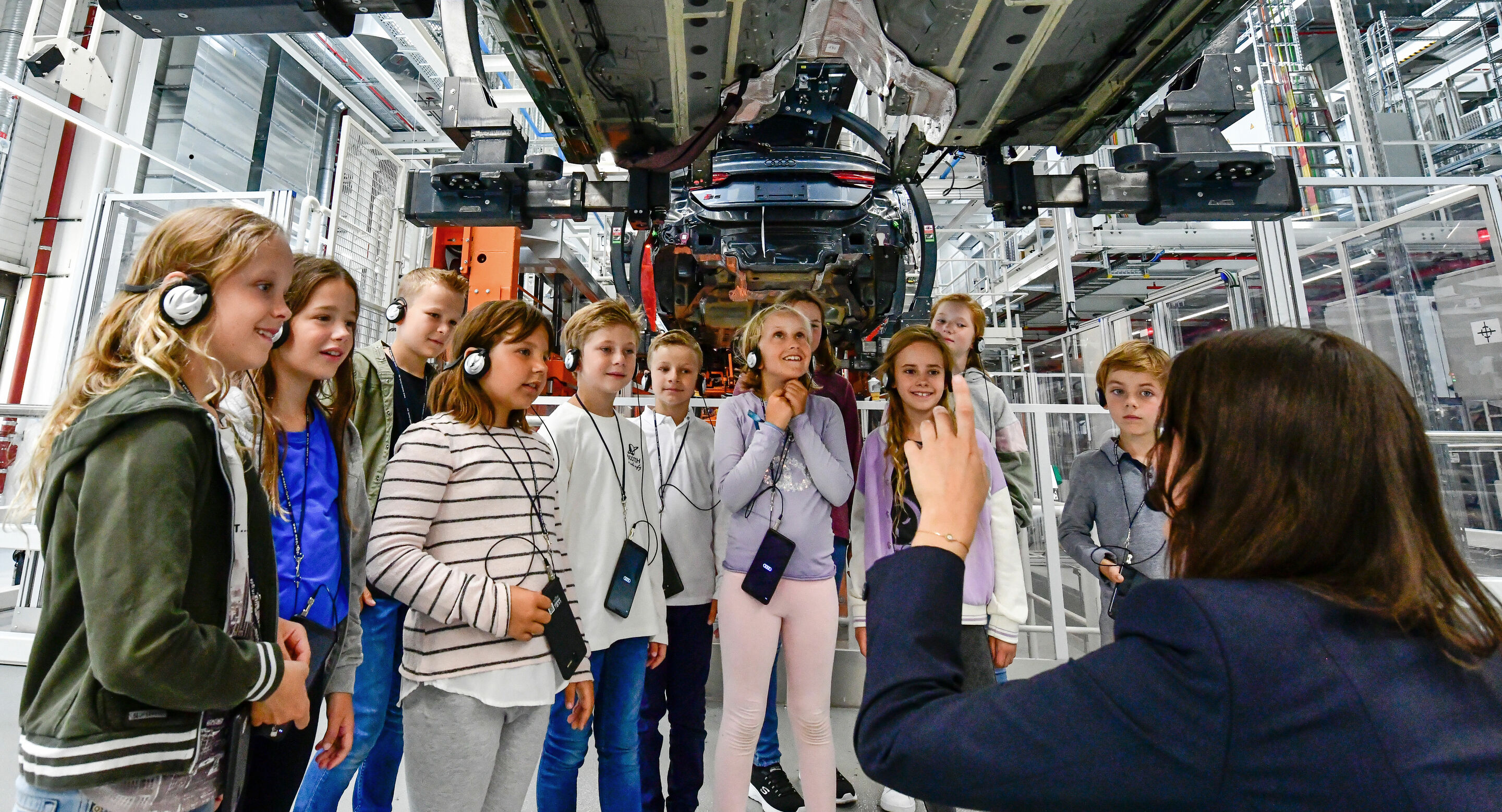 Offers for children - Kids’ tour of production at the Ingolstadt plant