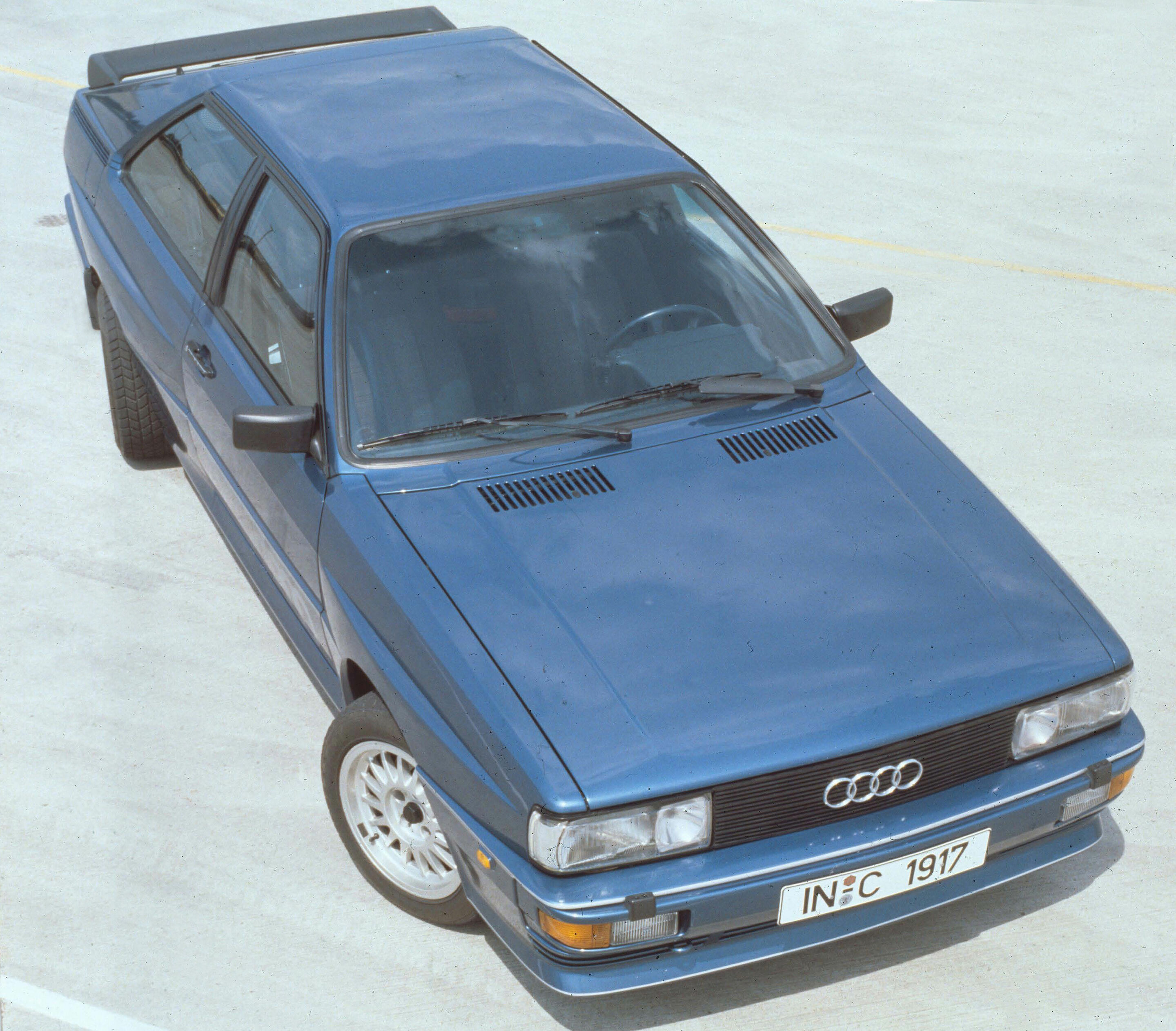 “I like it” – and the winner is: Audi quattro - First choice: the Audi quattro with four-wheel steering, built in 1984.