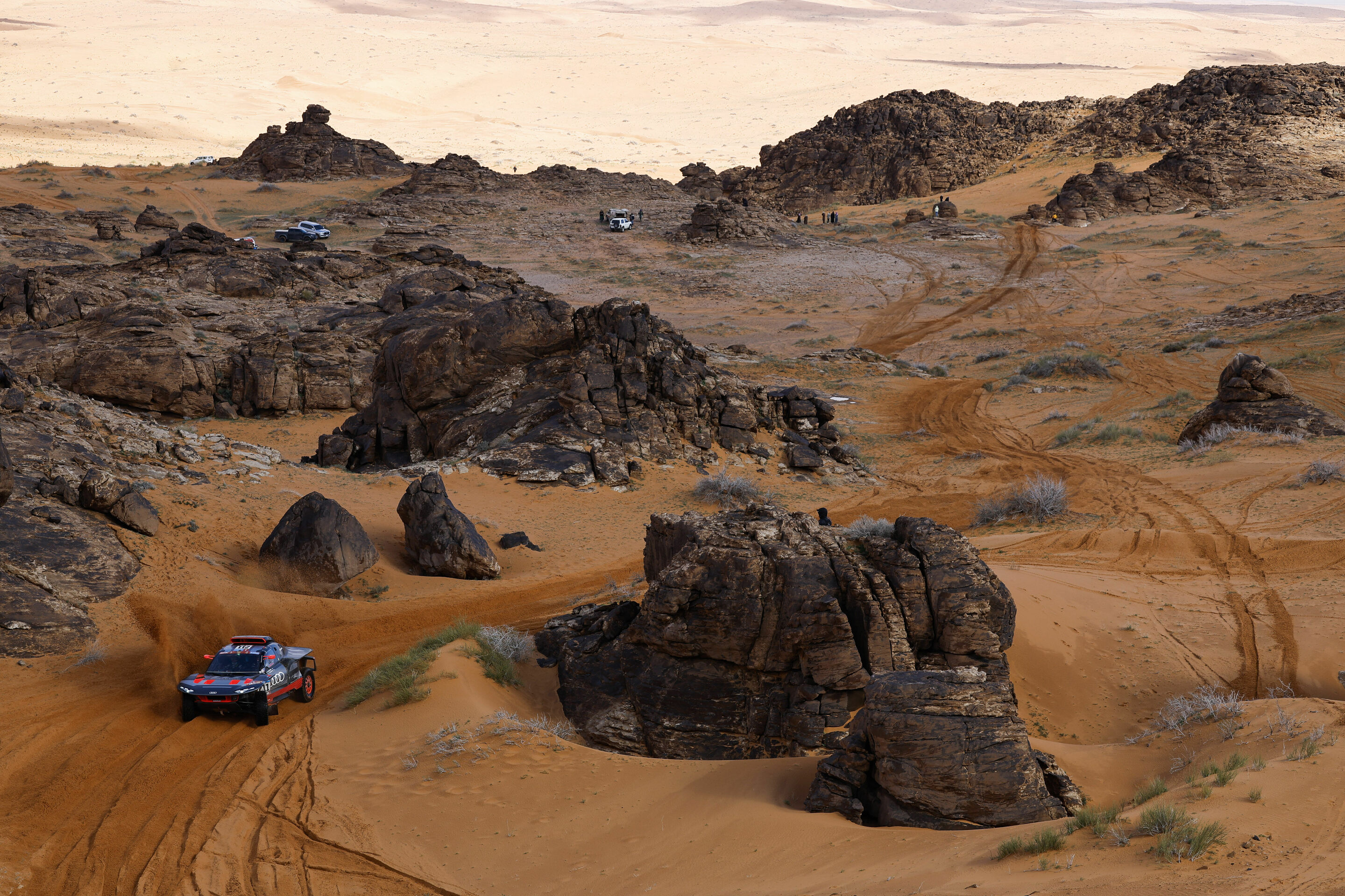 Rallye Dakar 2023 - Audi RS Q e-tron #211 (Team Audi Sport), Mattias Ekström/Emil Bergkvist