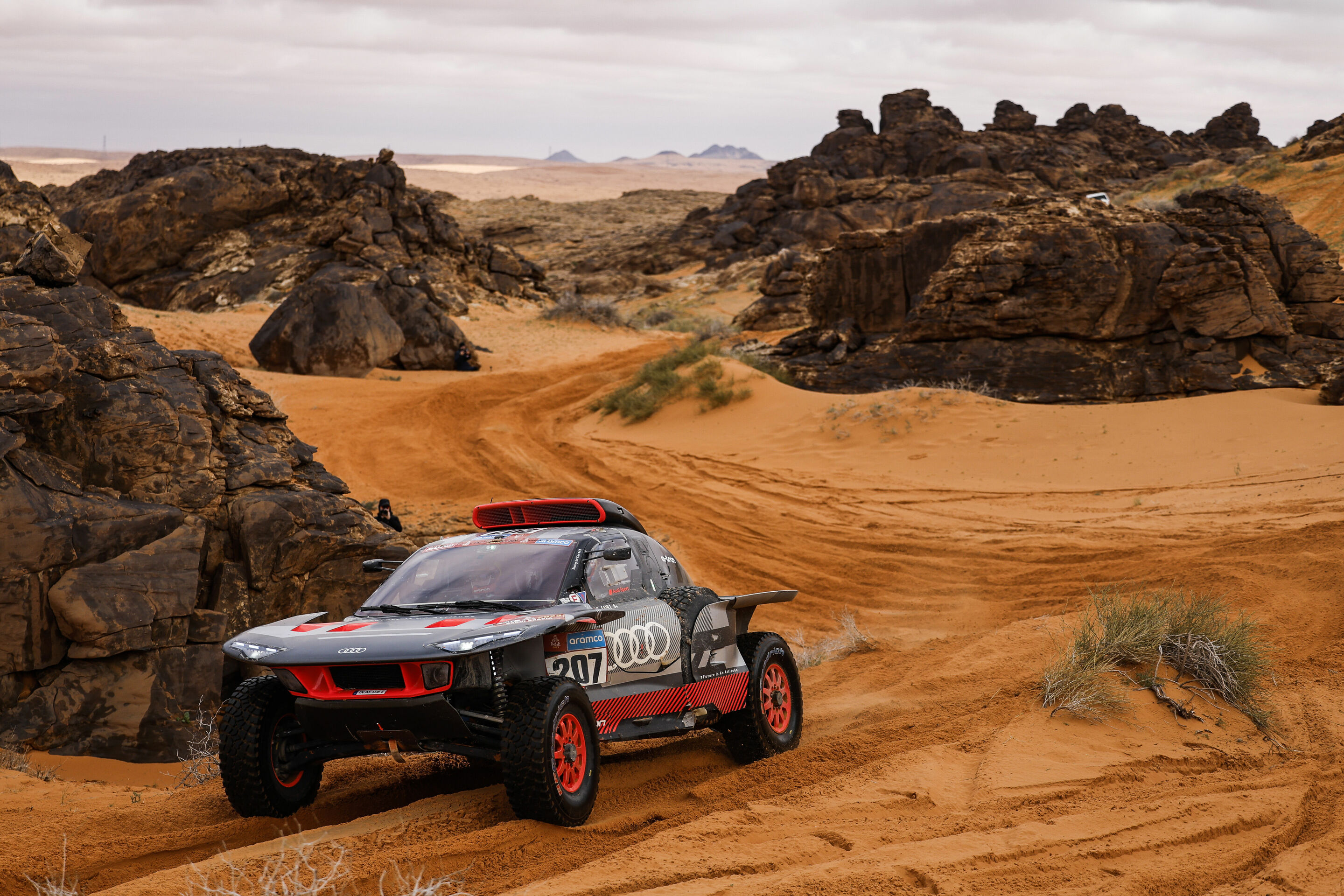 Rallye Dakar 2023 - Audi RS Q e-tron #207 (Team Audi Sport), Carlos Sainz/Lucas Cruz