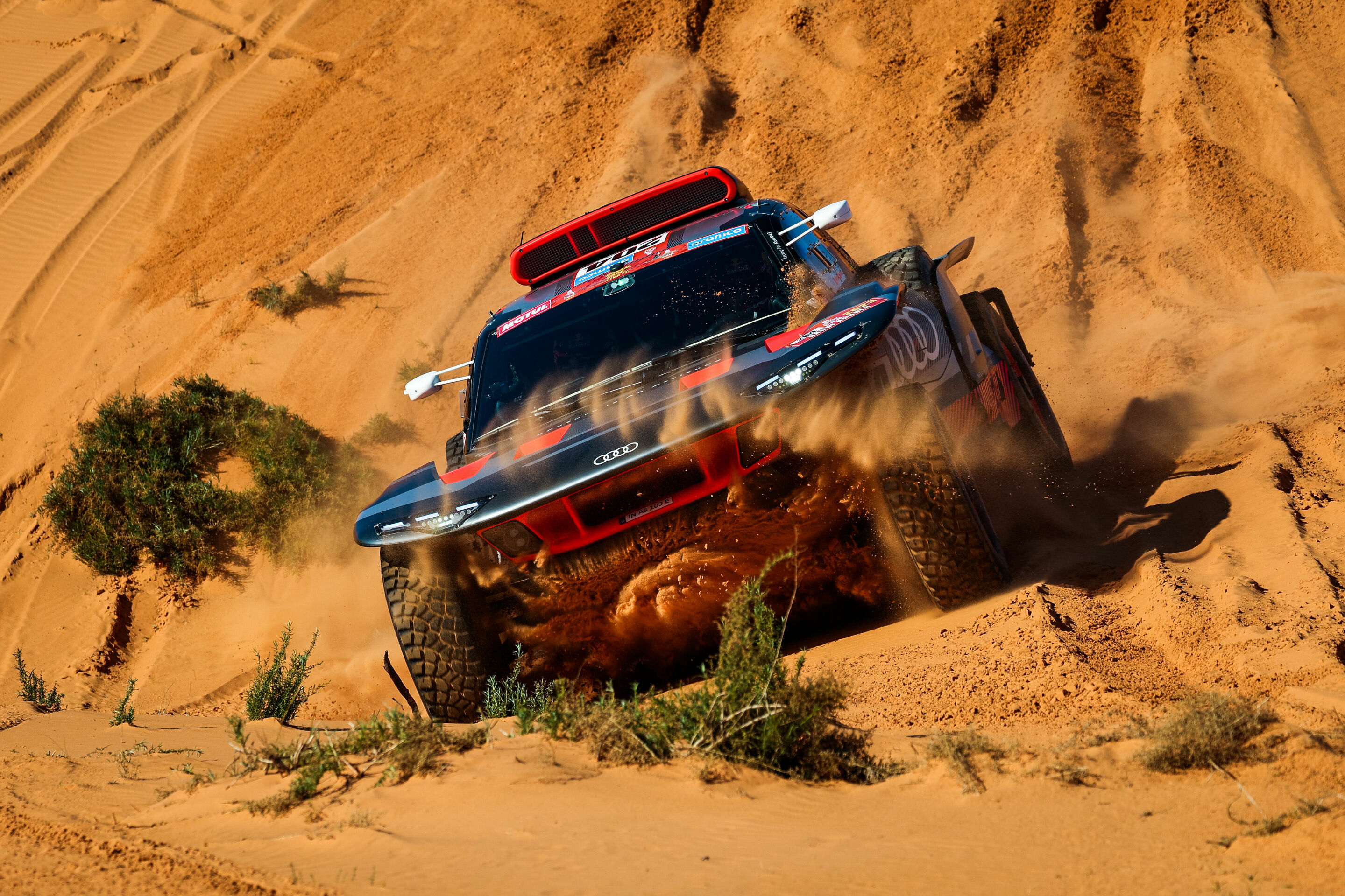 Rallye Dakar 2023 - Audi RS Q e-tron #204 (Team Audi Sport), Stéphane Peterhansel/Edouard Boulanger