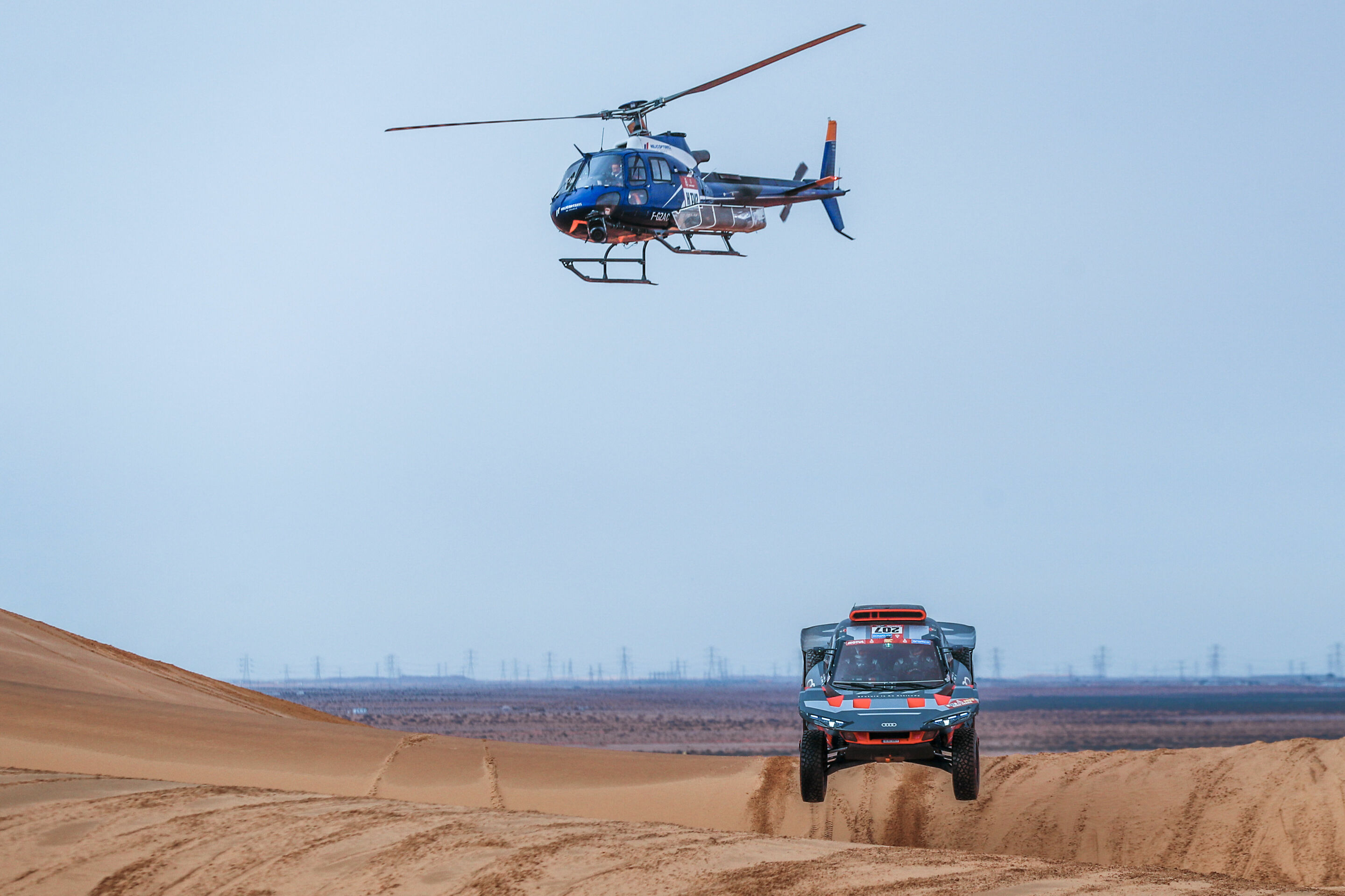 Rallye Dakar 2023 - Audi RS Q e-tron #207 (Team Audi Sport), Carlos Sainz/Lucas Cruz